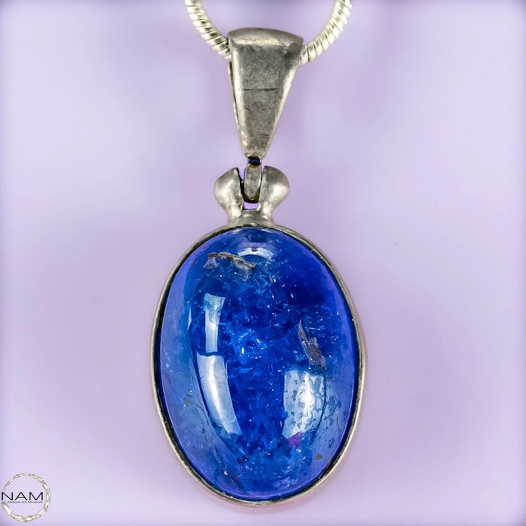 Exclusive Tanzanite pendant made of 925 sterling silver...