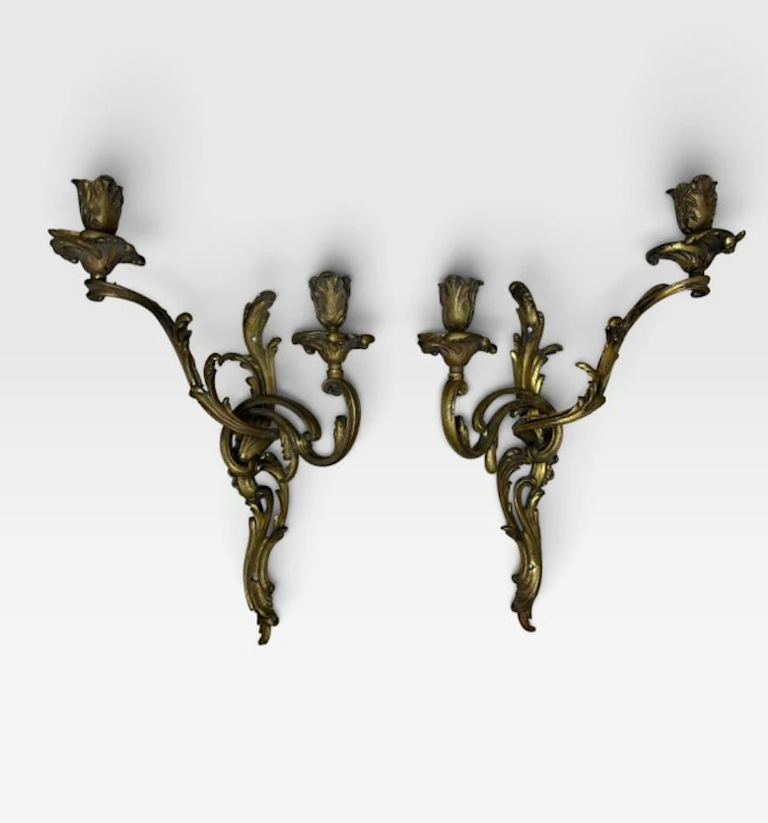Wall sconce - Gilt bronze