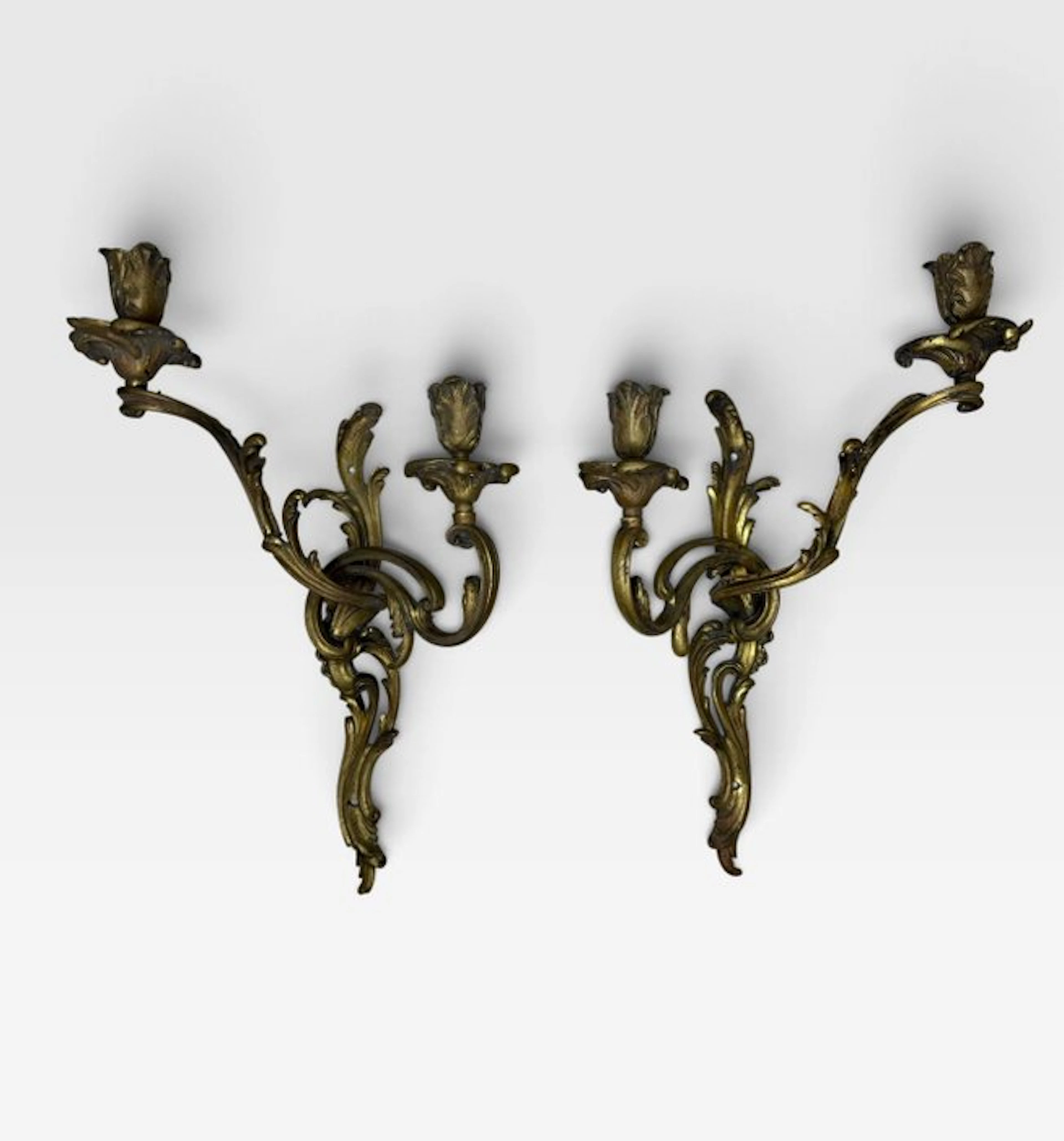 Wall sconce - Gilt bronze