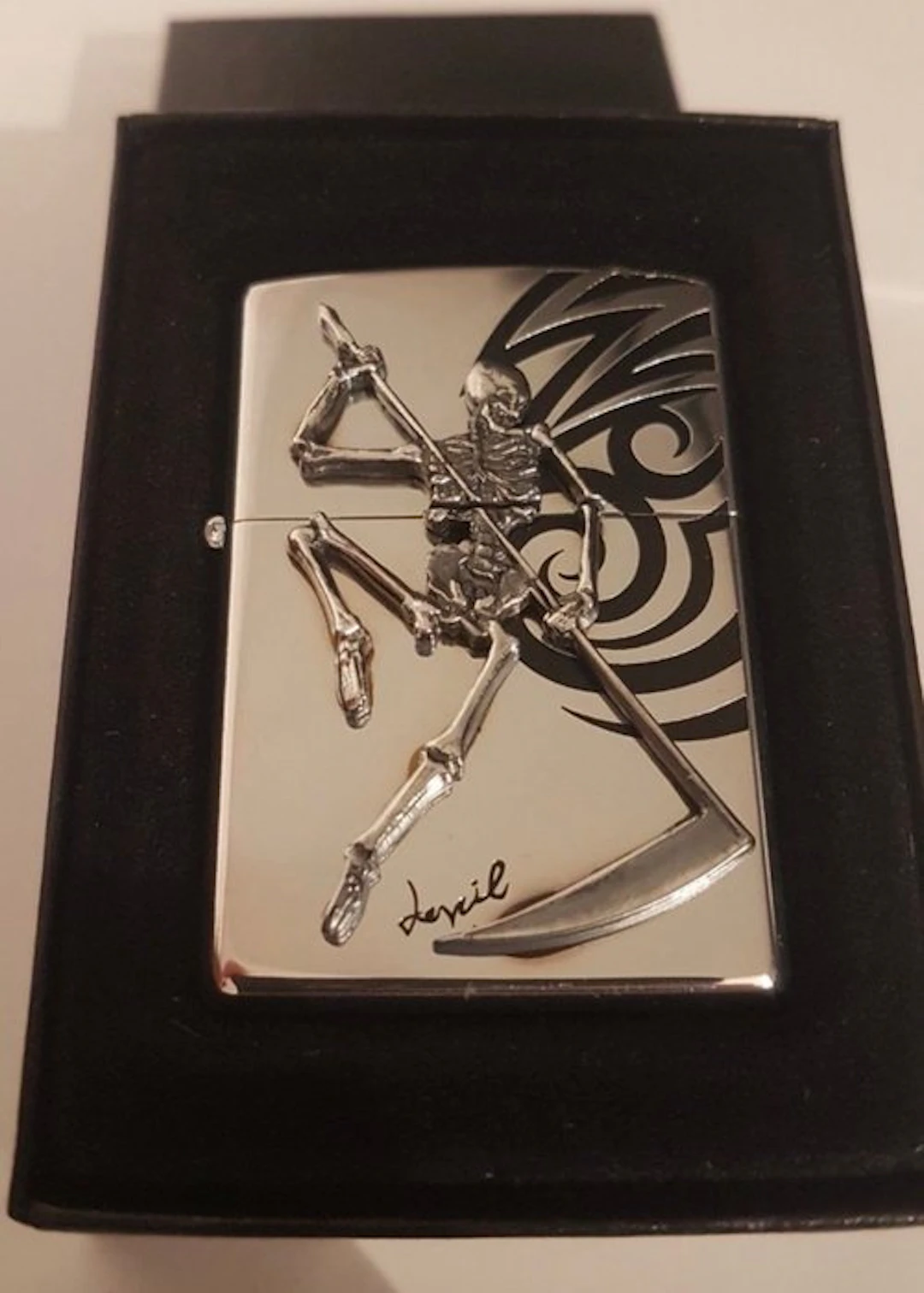 Zippo - Armor - Lighter - Steel (stainless), Enamel
