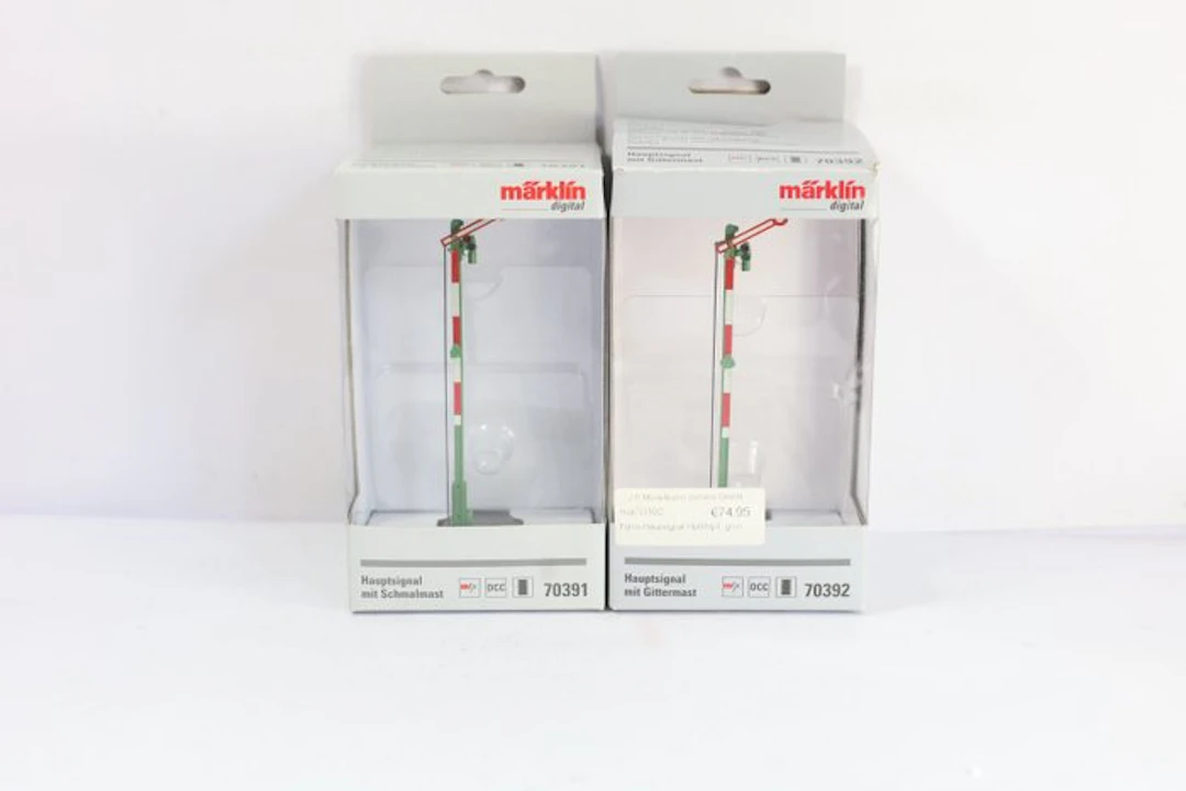 Märklin H0 - 70391/70392 - Signals (5) - arm signal with...