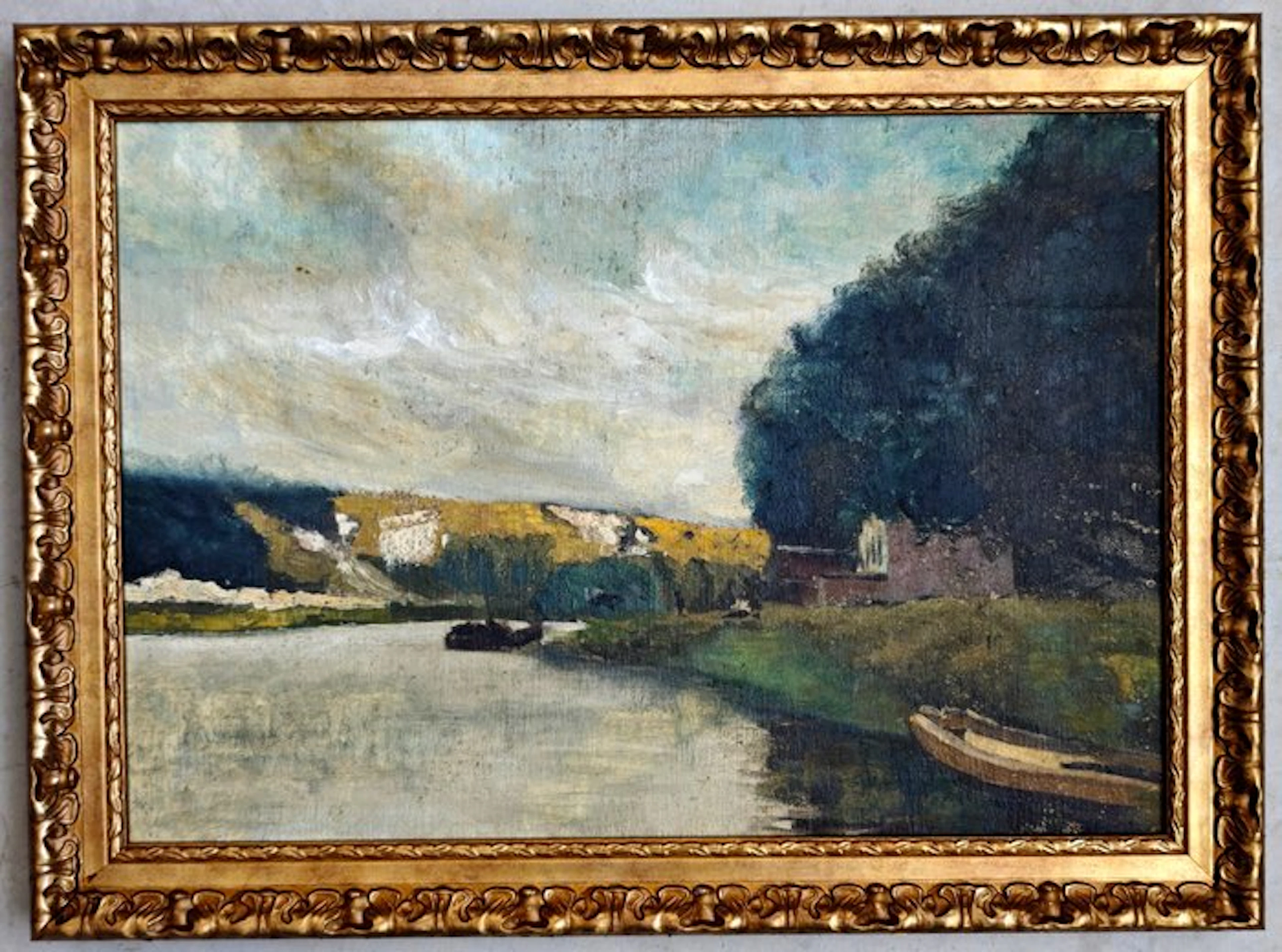 École postimpressionniste française (XIX-XX) - La Rivière - NO RESERVE
