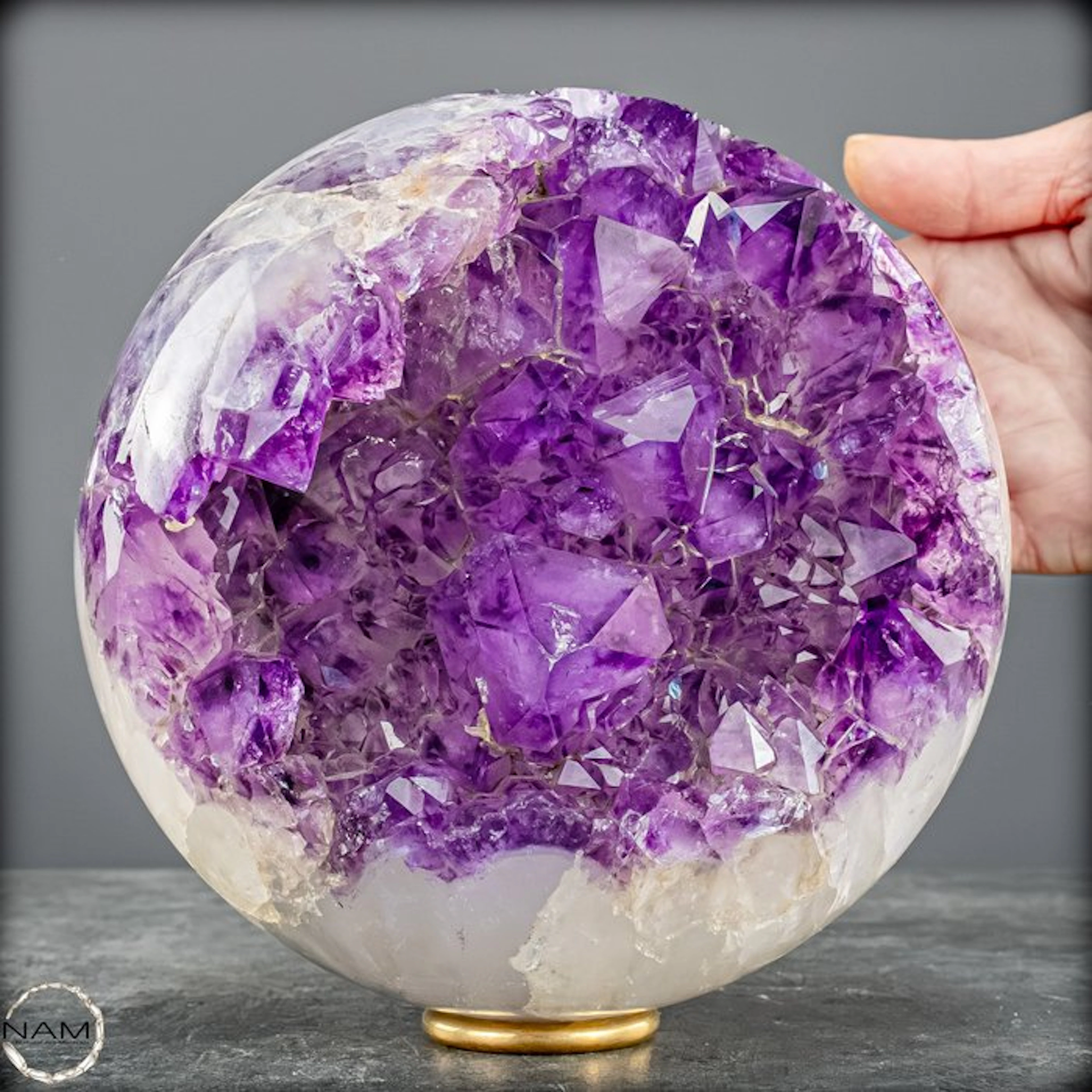 Natural Amethyst Kugel - of the highest quality, Bolivia- 4719.52 g