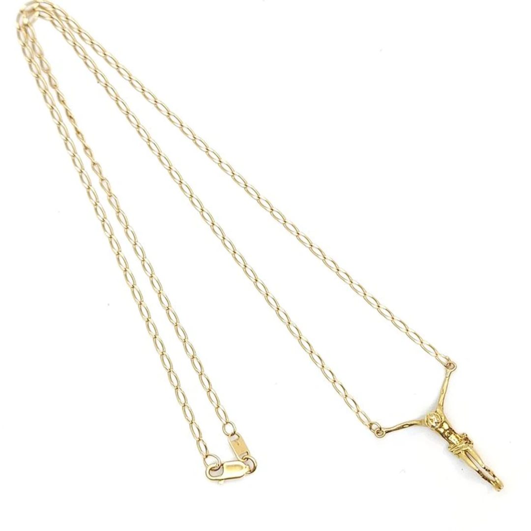 Necklace with pendant - 18 kt. Yellow gold