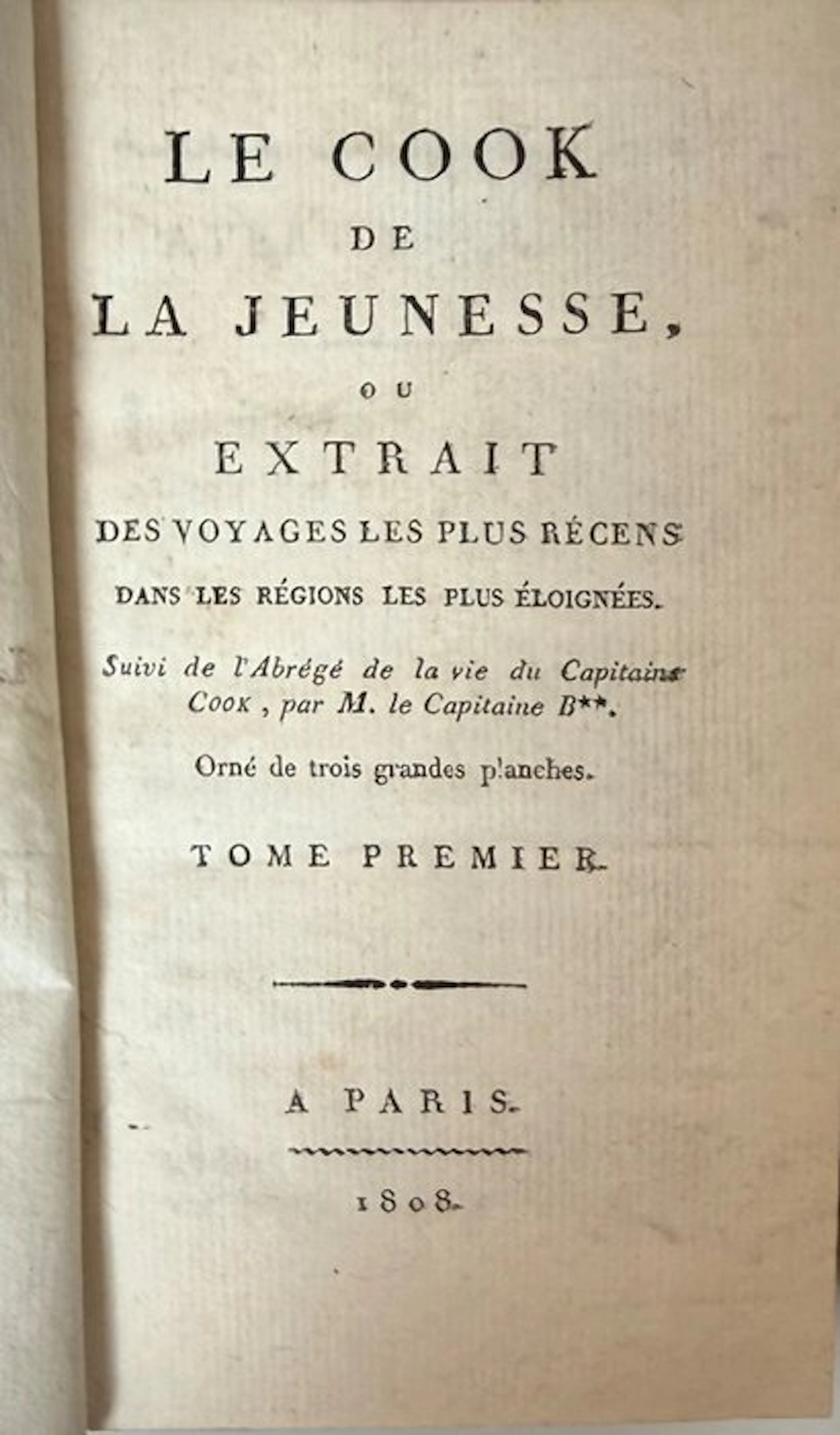 Anonyme, Capitaine B** - Le Cook De La Jeunesse