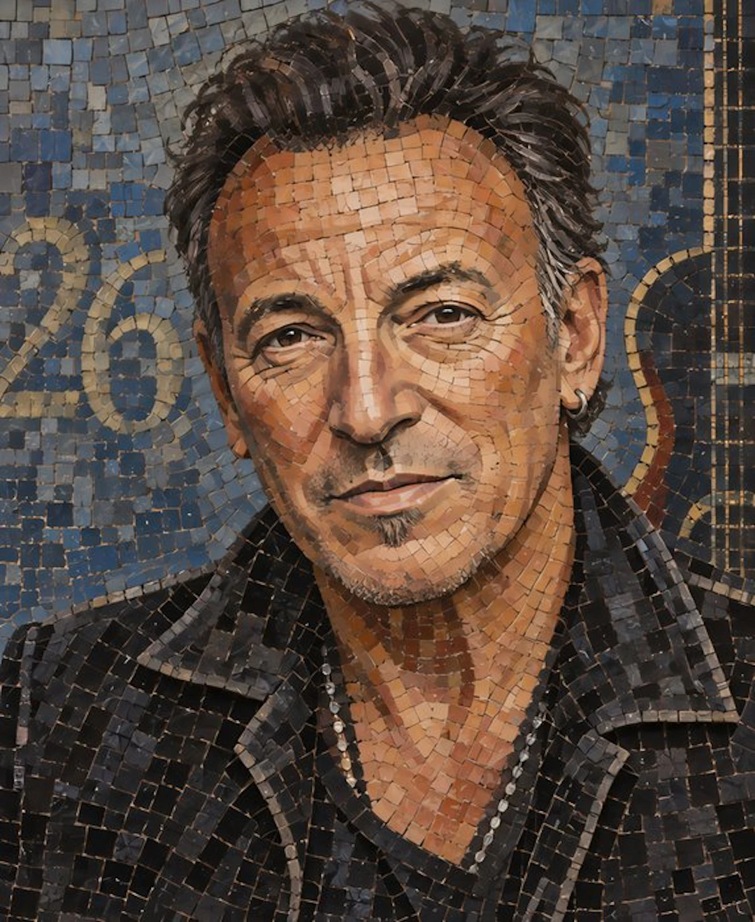 Mosaico di Bruce Springsteen - 2026 - 45x55Cm