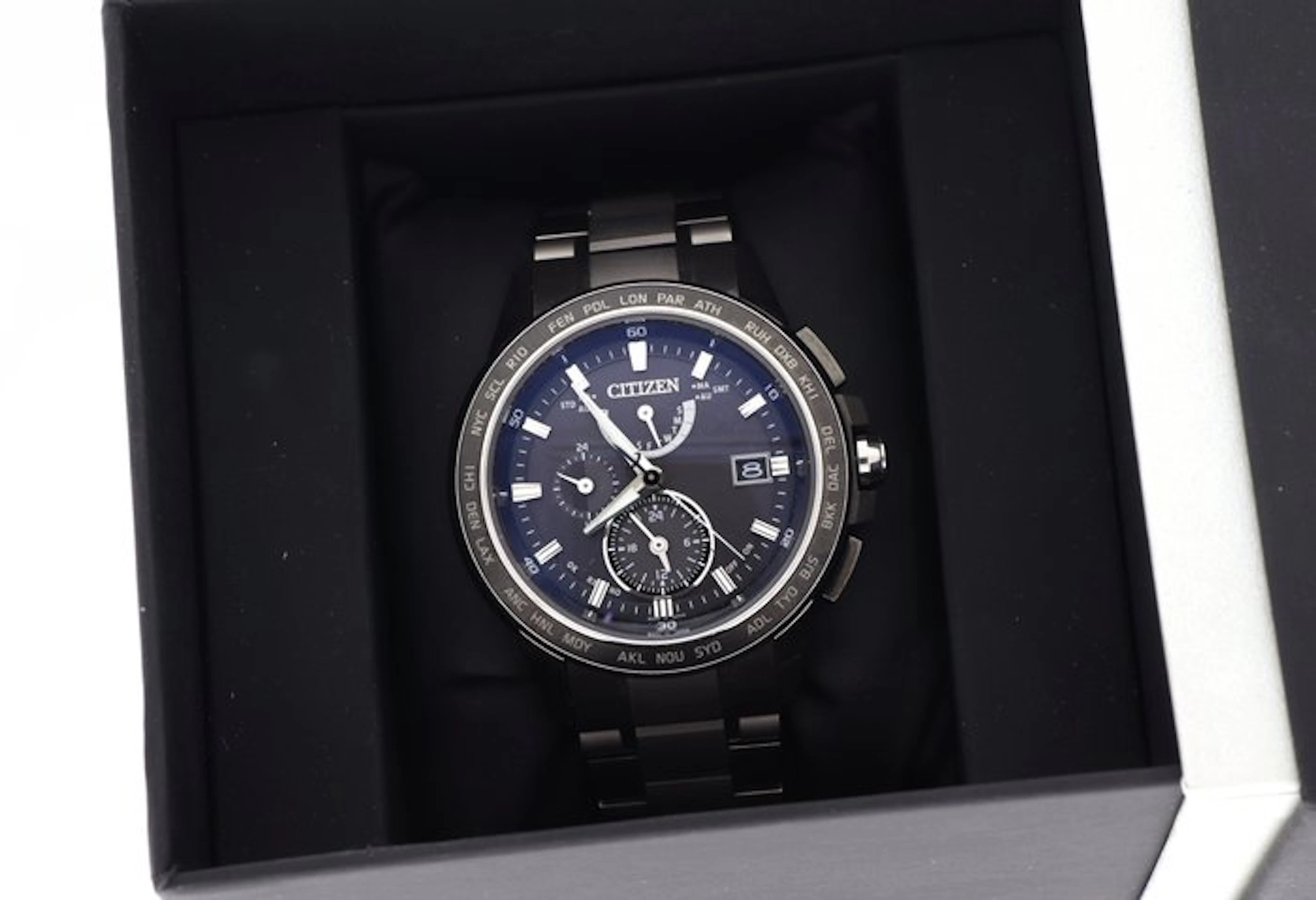 Citizen - Attesa Eco-Drive Radio-Controlled World Time...