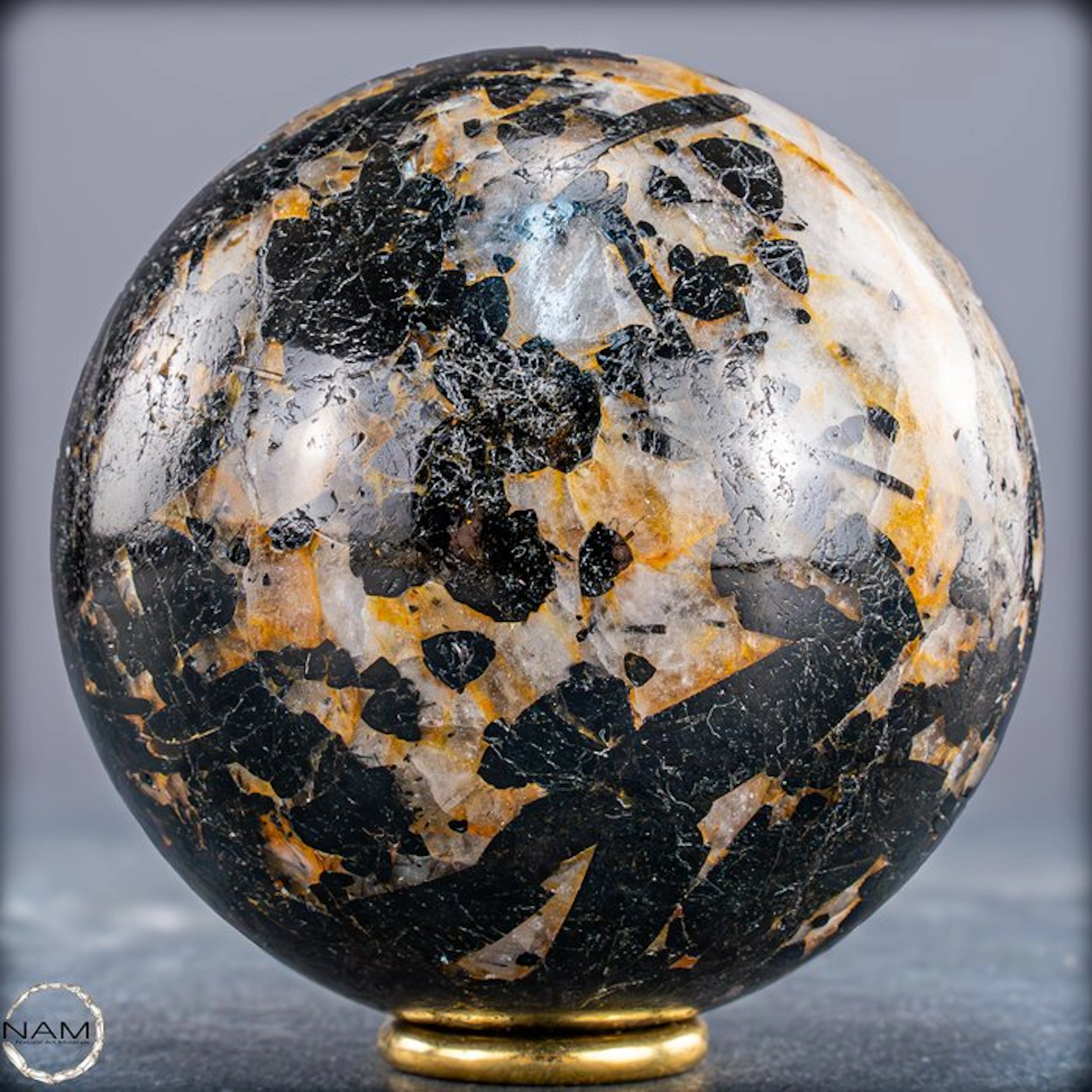 Tourmaline in Quartz Sphere – Powerful symbiosis of light and protection