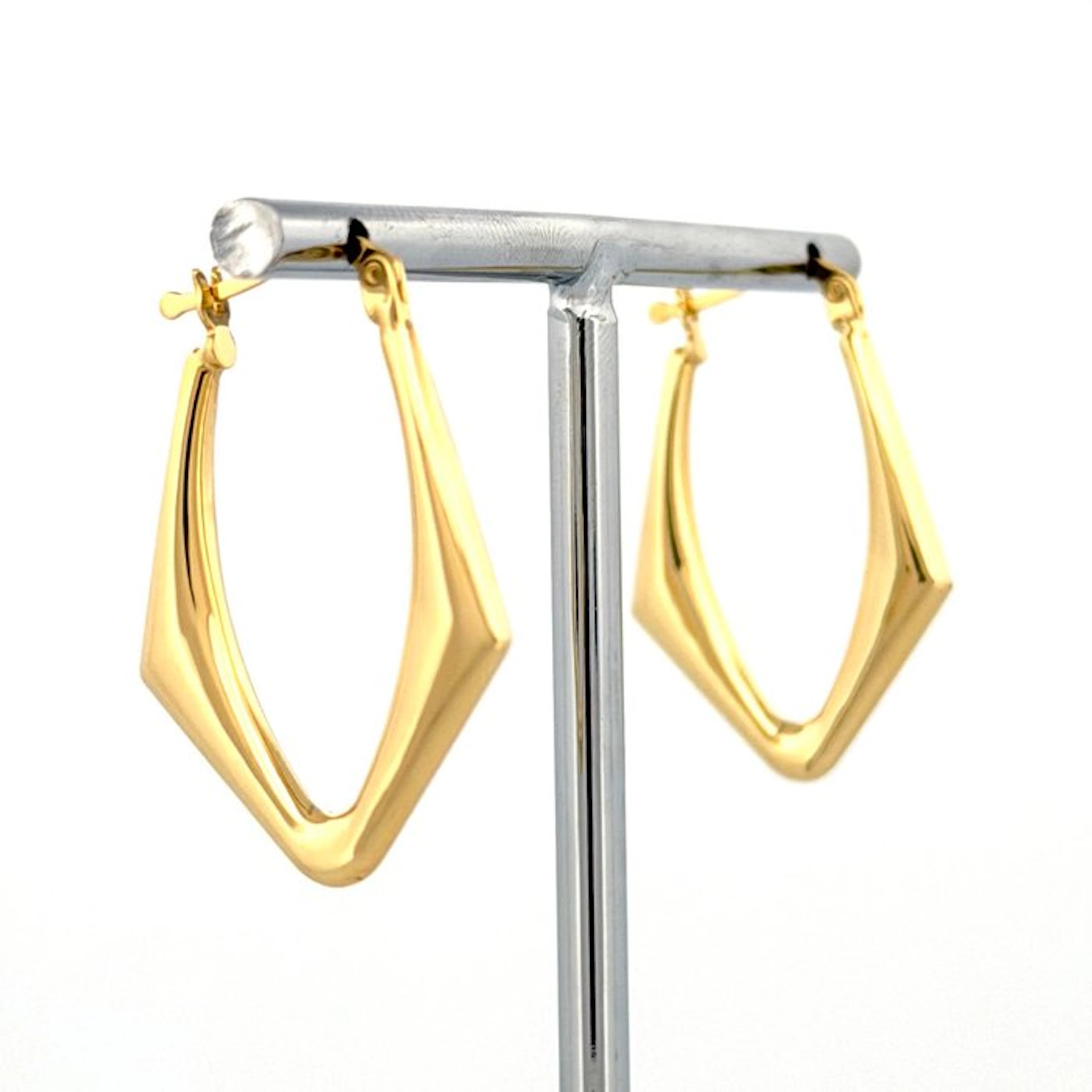 Earrings - 18 kt. Yellow gold - Geometric