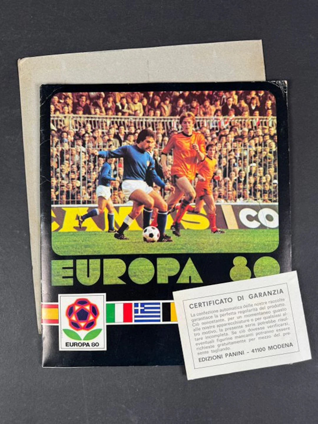 1980 Panini Europa 80 - con certificato Panini e...