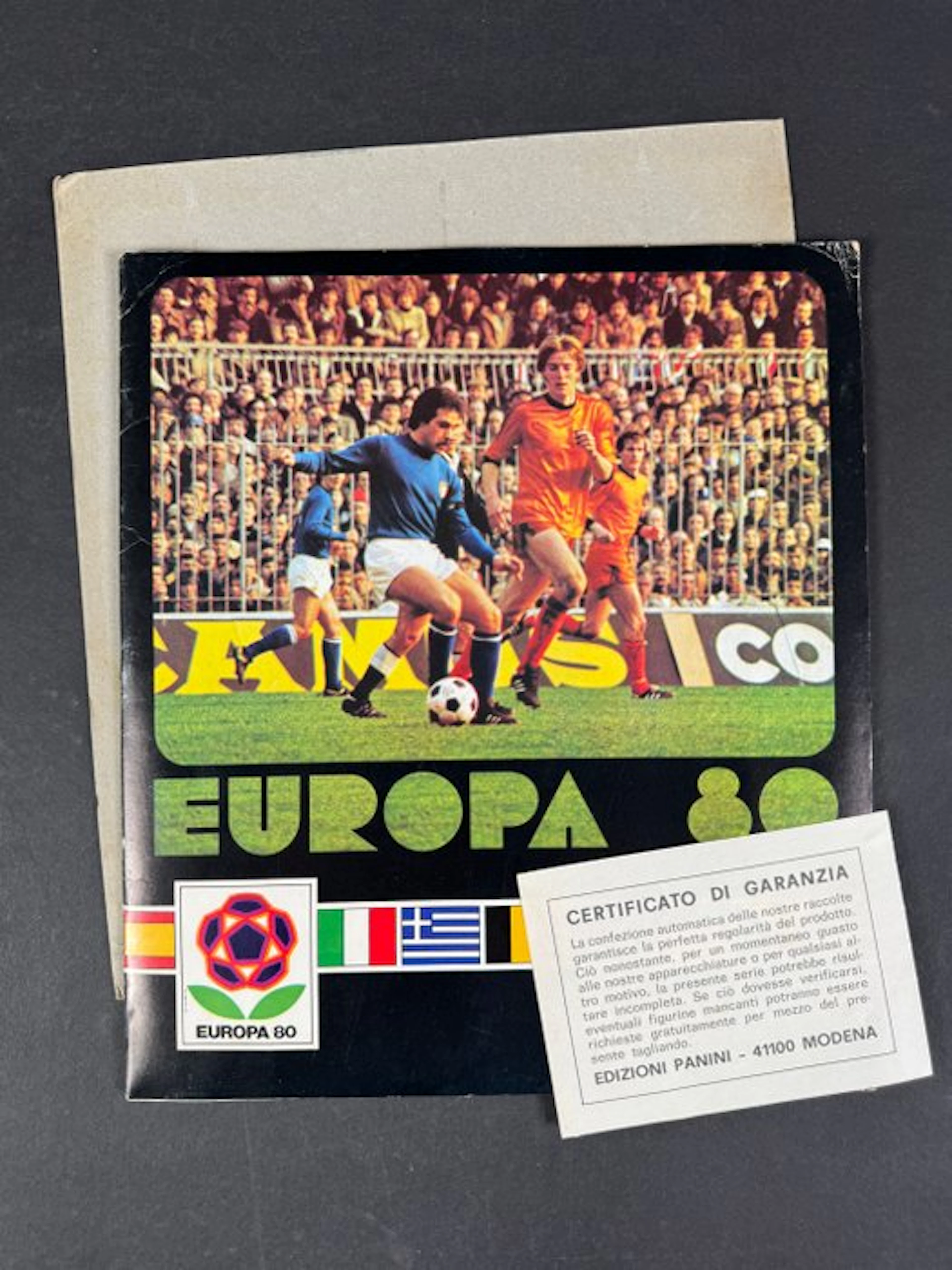 1980 Panini Europa 80 - con certificato Panini e...
