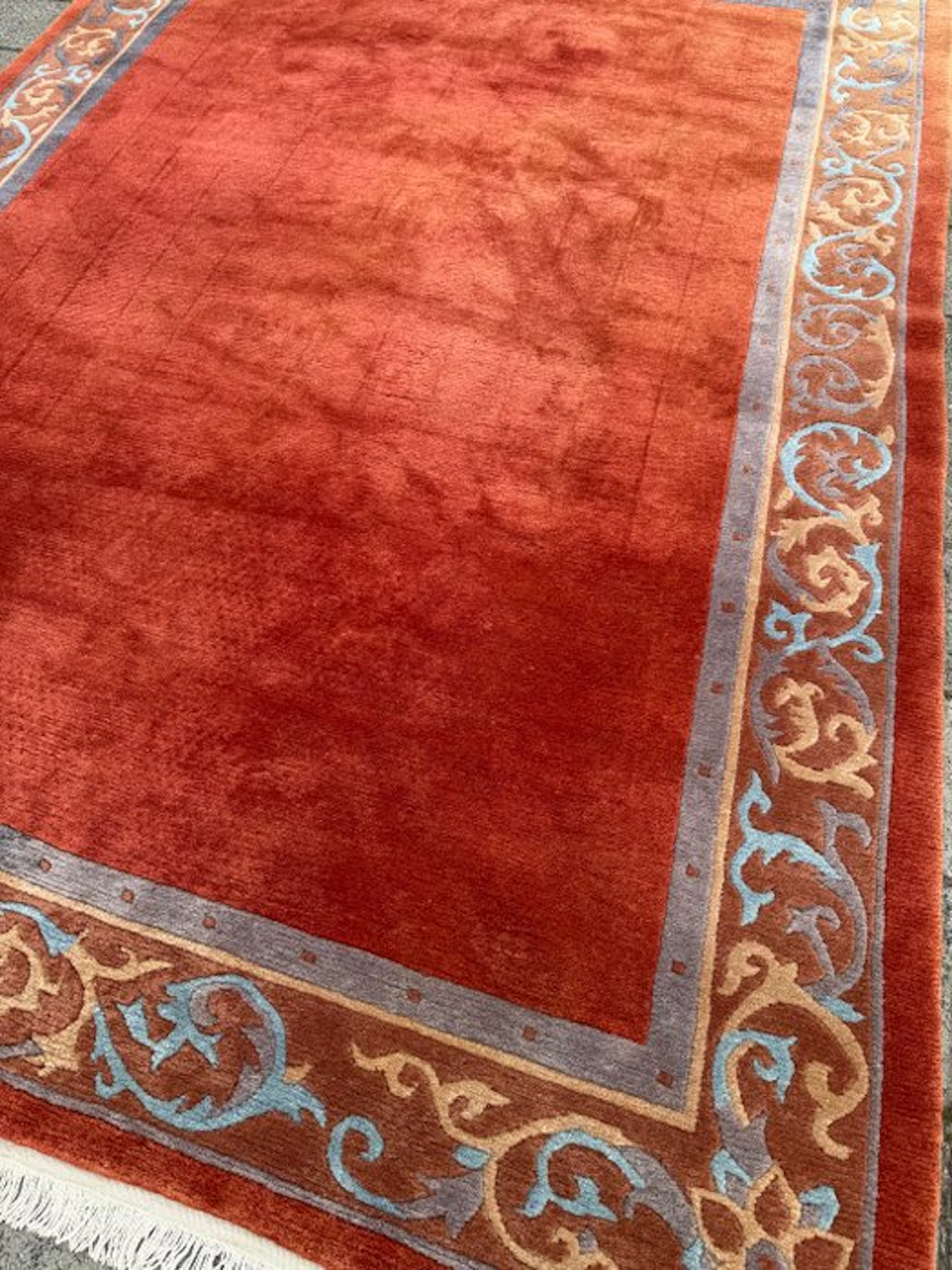 Nepal modern rug - cleaned - hand-knotted - wool - Carpet - 348 cm - 258 cm