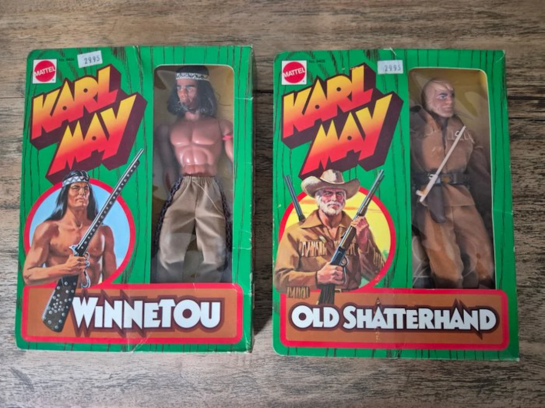 Mattel - Figure - Karl May Winnetou en Old Shatterhand (2) - Plastic