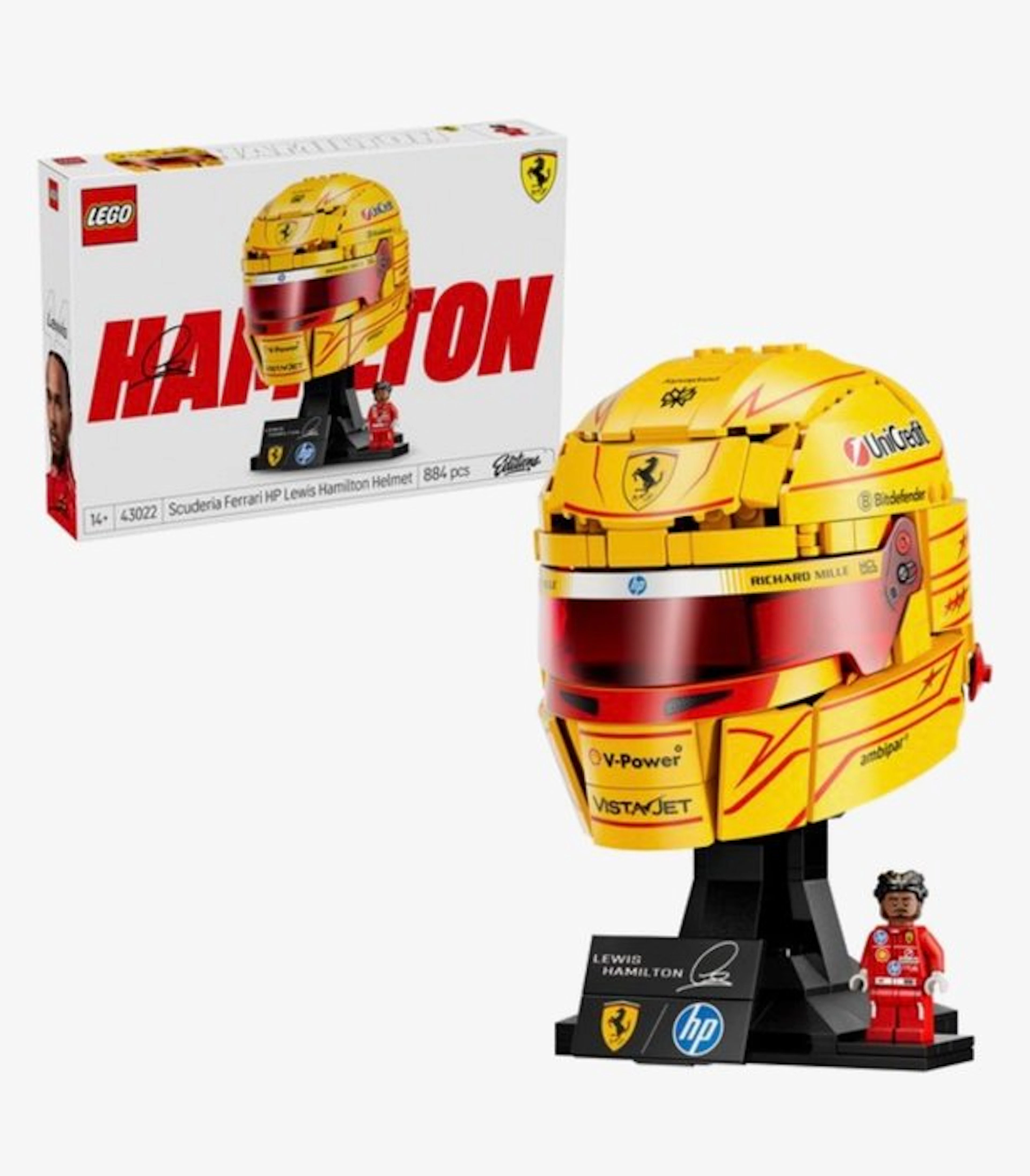 LEGO Set - 43022 - Racers - Scuderia Ferrari HP Lewis Hamilton Helmet