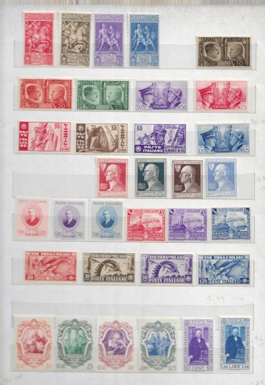 Italy Kingdom - Regno: nine complete series: Volta...