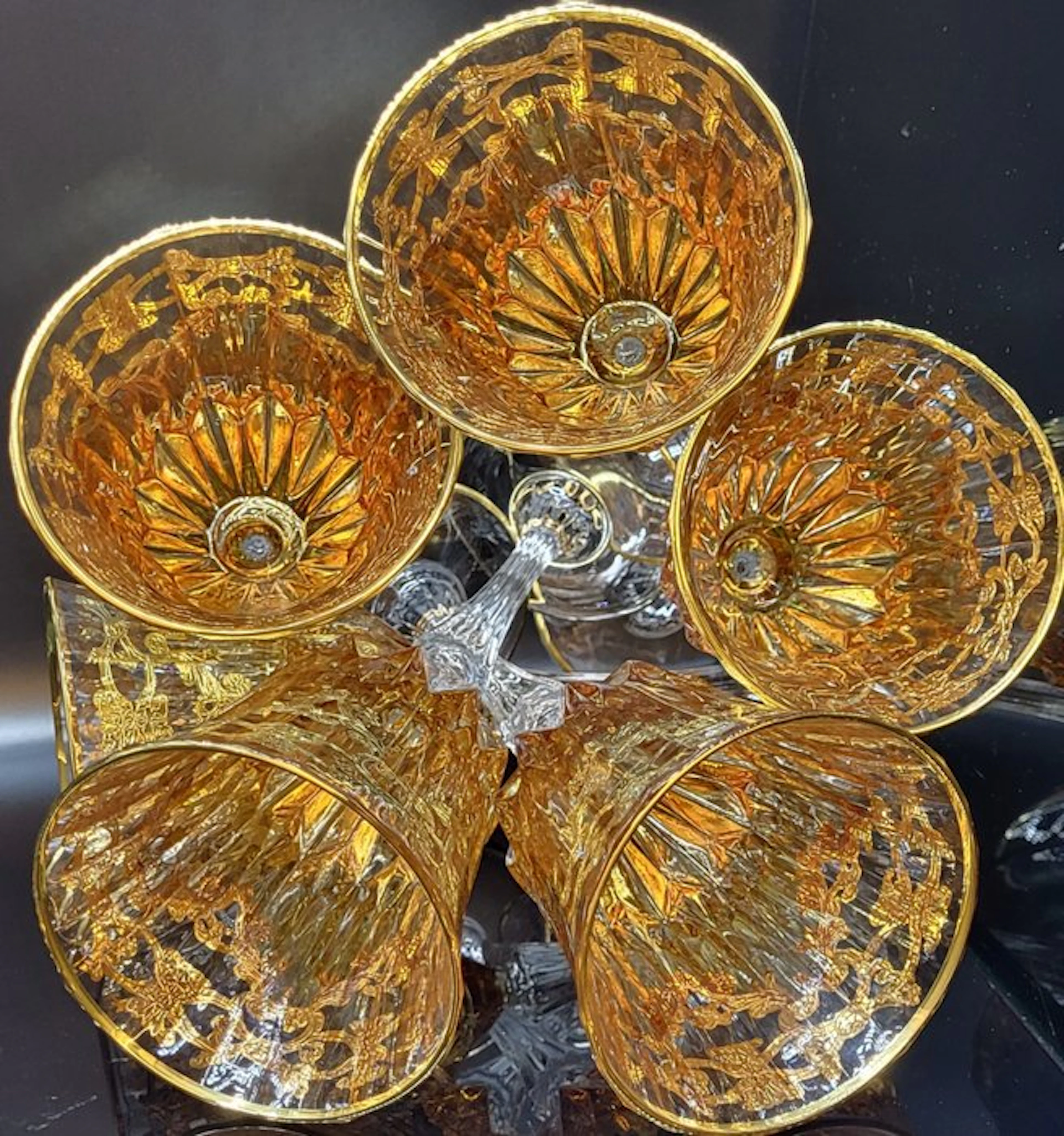 ISMIE LUX - Drinking service (6) - luxury amber jewels...