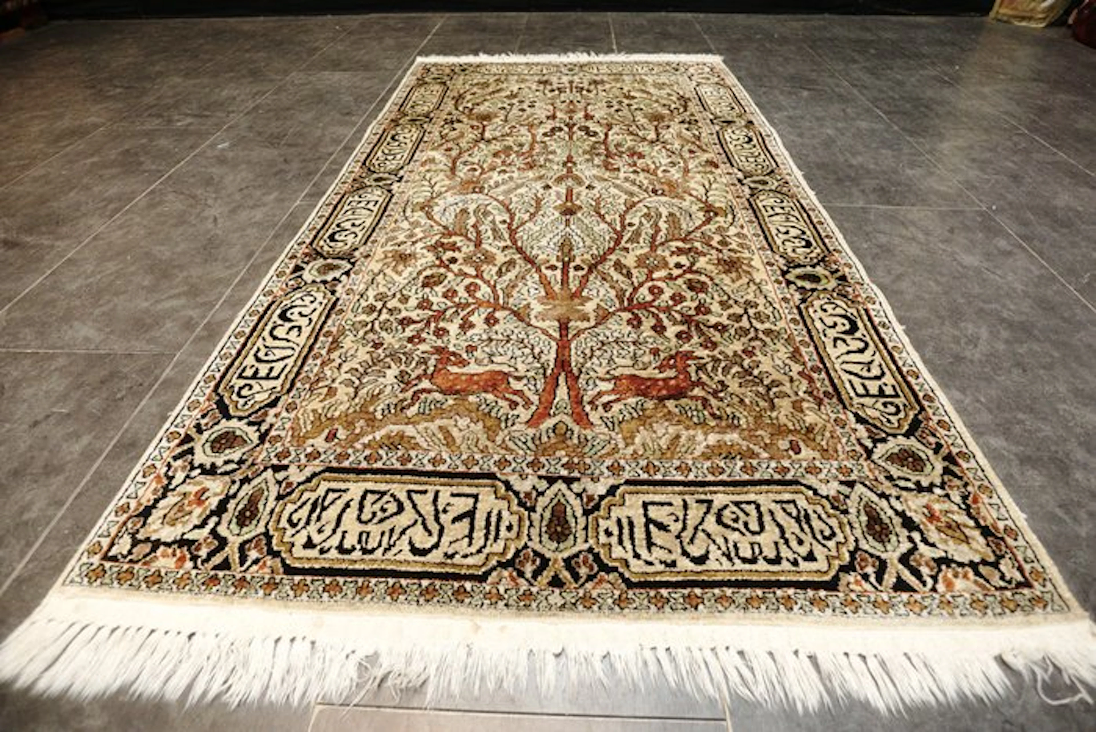 Cashmere Silk - Carpet - 178 cm - 94 cm - silk carpet