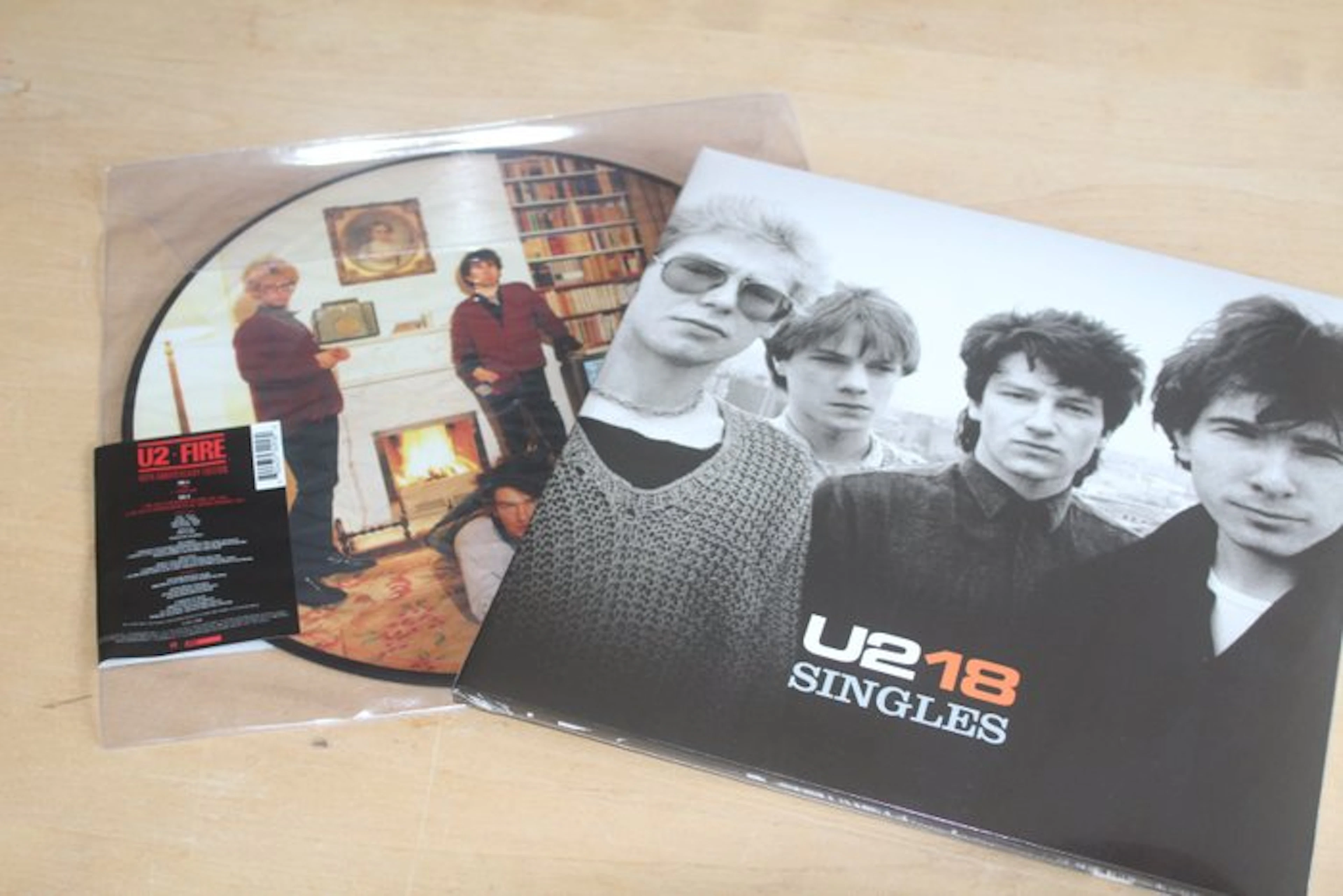 U2 - U218 Singles 2LP + Fire - LP albums (multiple items) - Picture disc