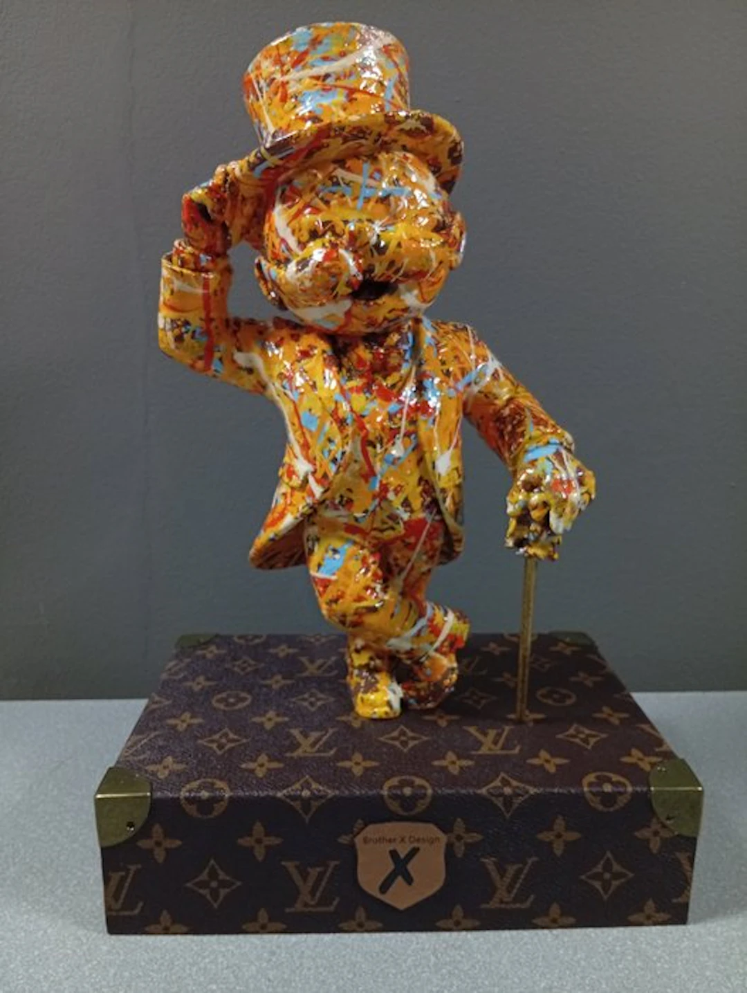 Brother X - Posh Mr Monopoly by Louis Vuitton (XL - Gallery Edition)