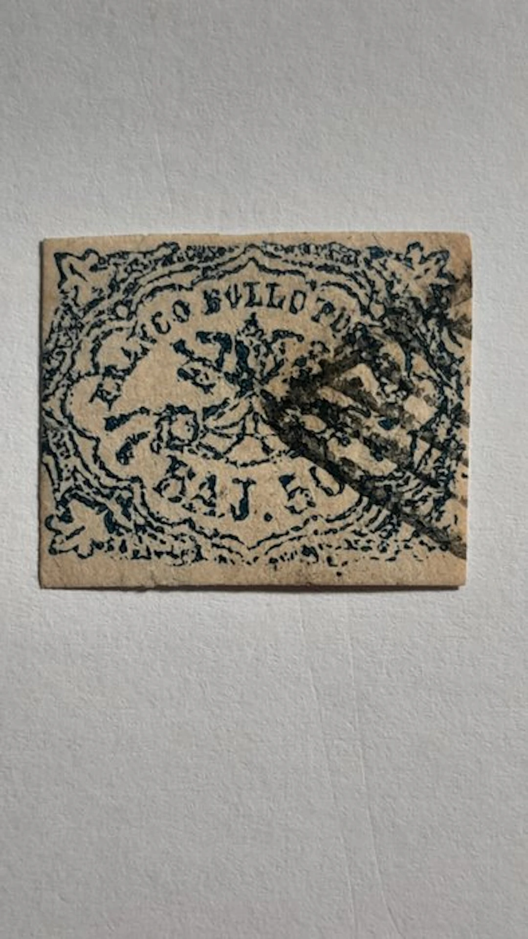 Italian Ancient States - Papal State 1864/1864 - 50 azure...