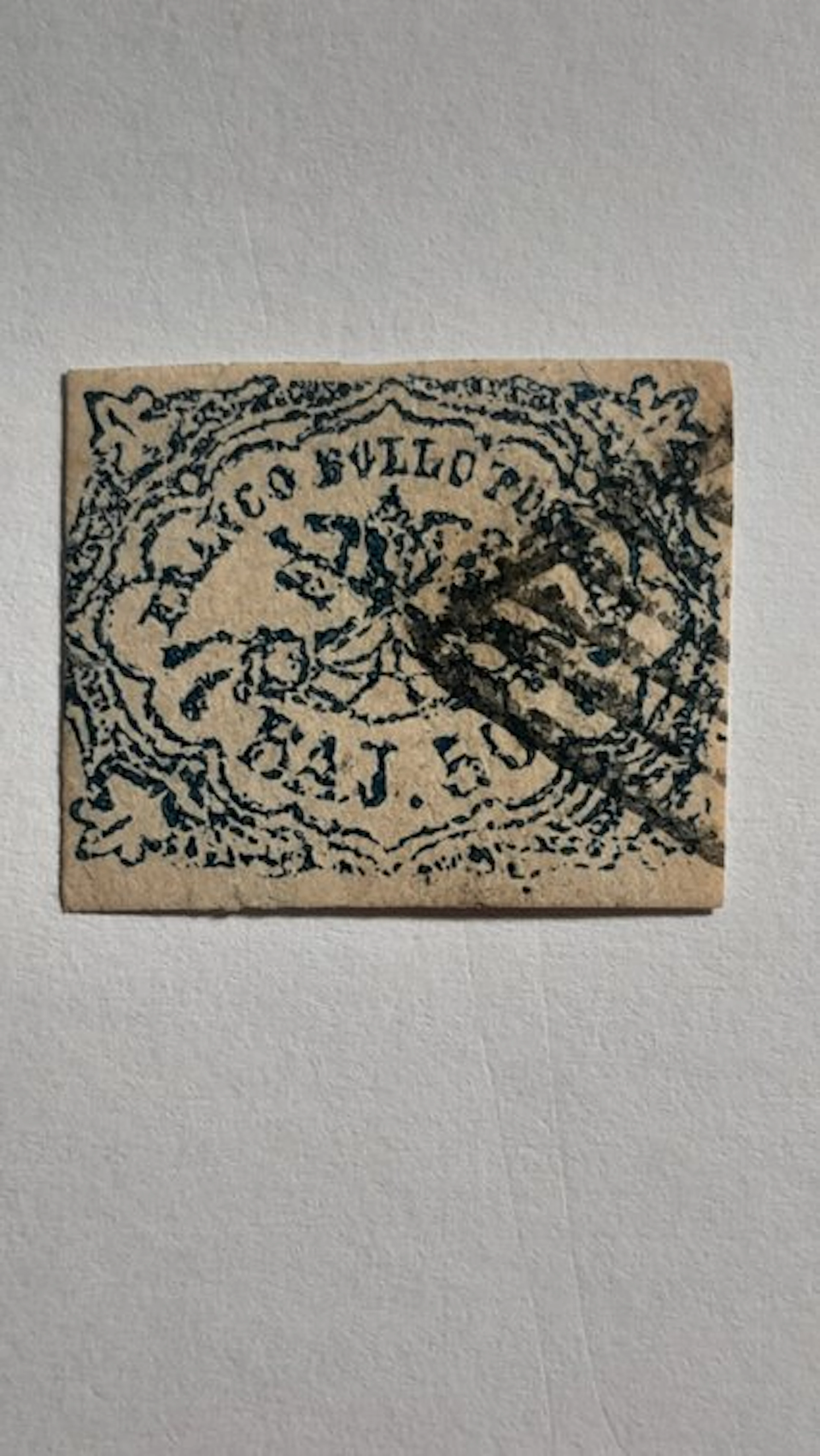 Italian Ancient States - Papal State 1864/1864 - 50 azure...