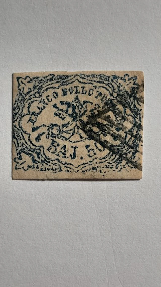 Italian Ancient States - Papal State 1864/1864 - 50 azure...