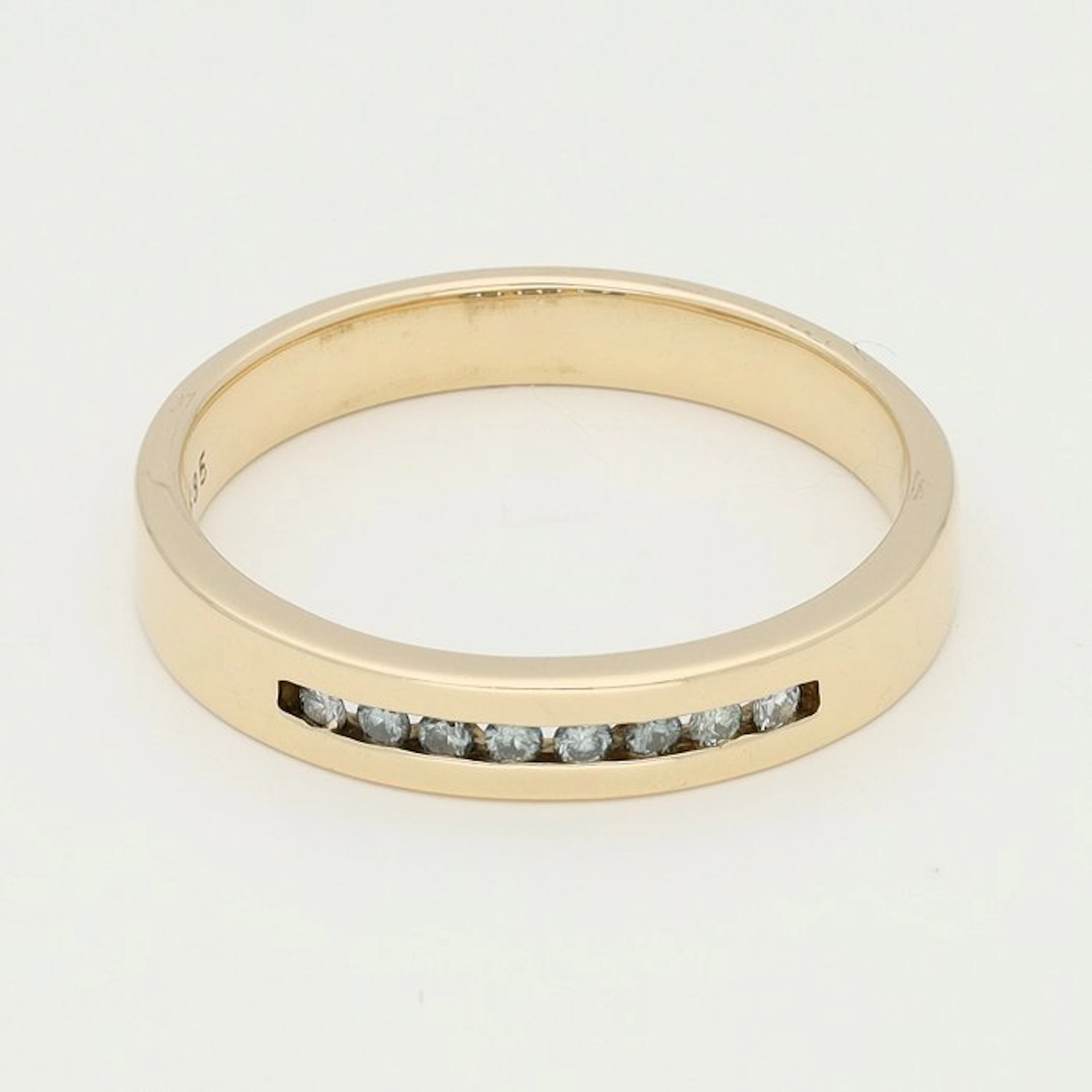 Ring - 14 kt. Yellow gold Diamond (Natural)