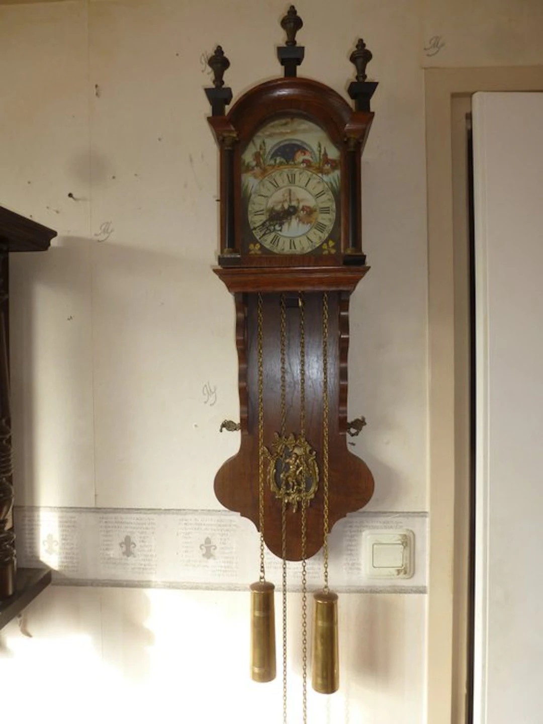 Frisian tail clock - - Oak - 1950-1960