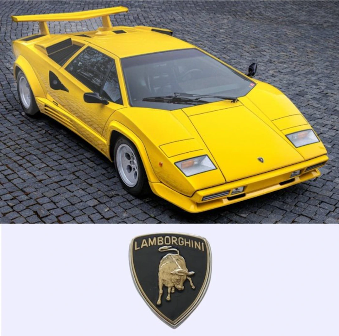 Lamborghini Black front emblem - Original - Lamborghini...
