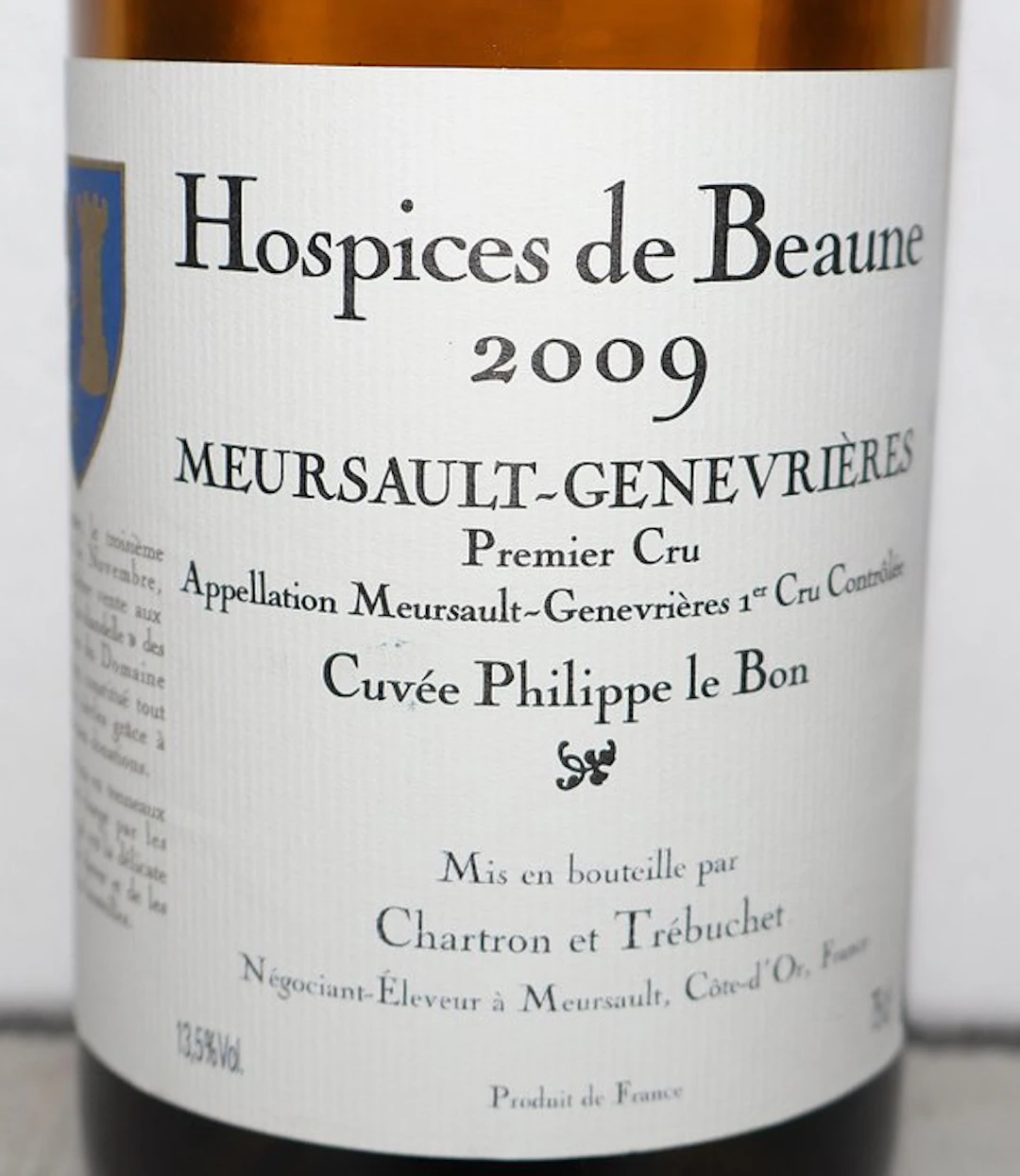 2009 Hospices de Beaune "Genevrières" - "Cuvée Philippe...