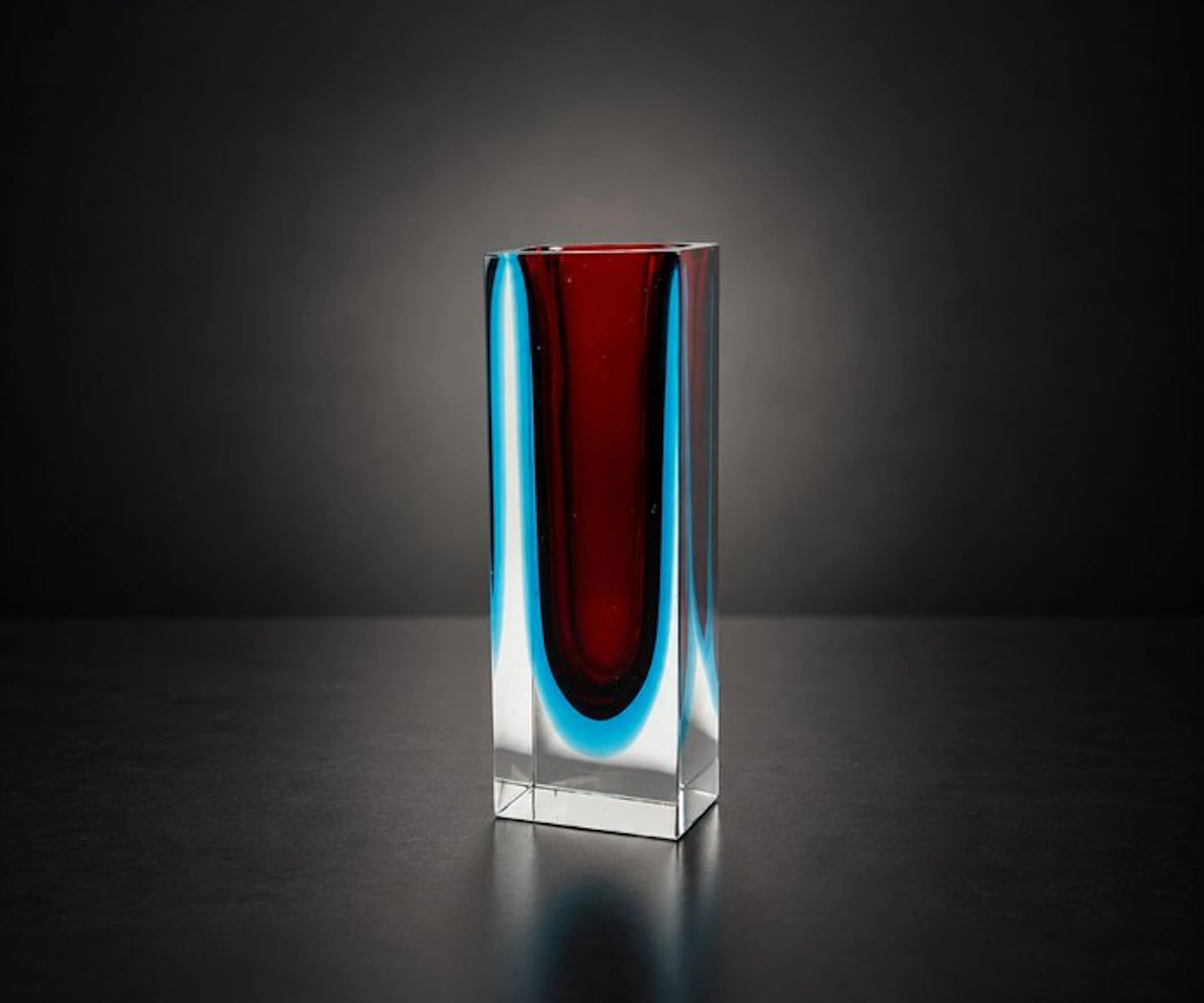 Murano - Vase - Sommerso - Crystal glass