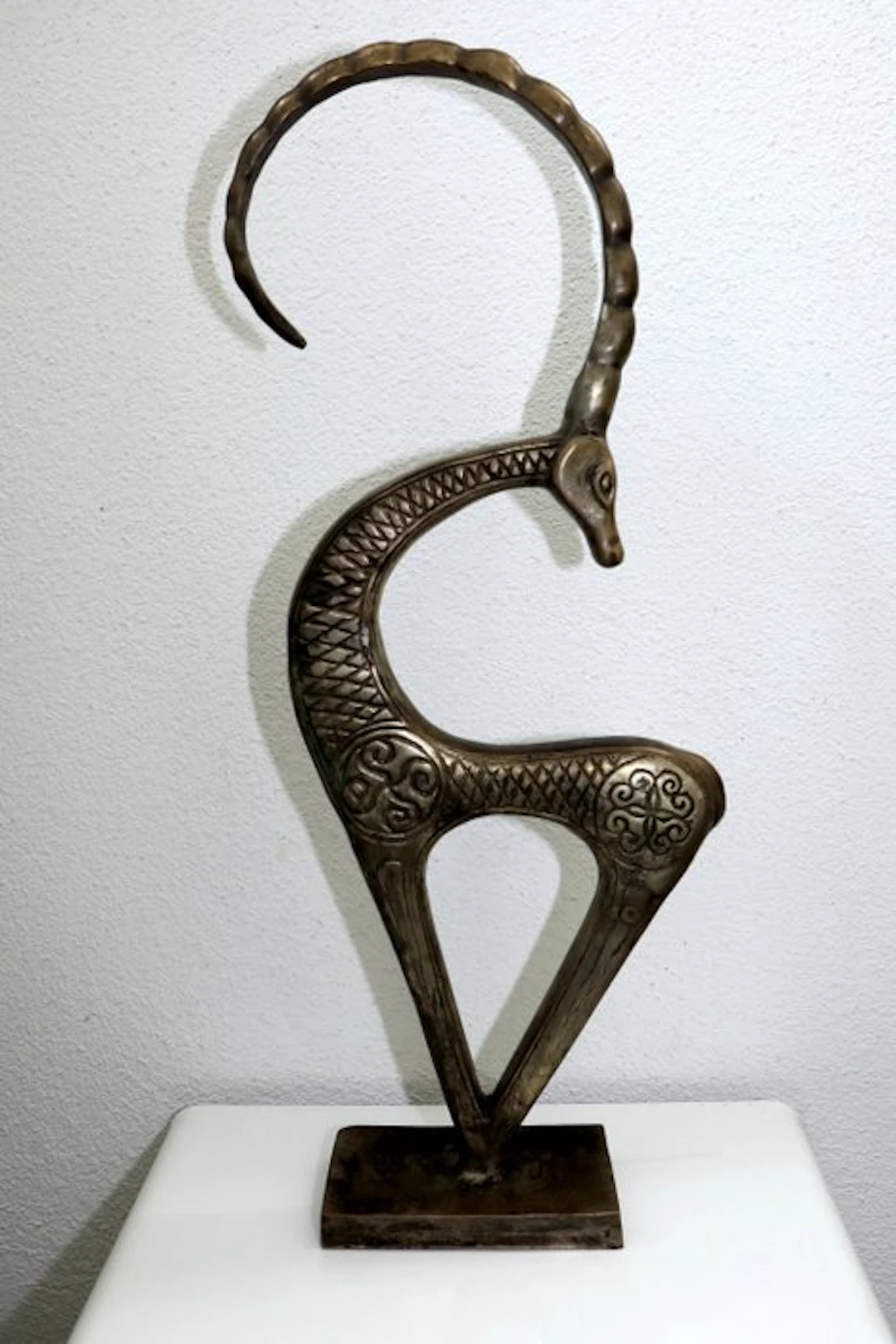 Sculpture, Amaltheia - 60 cm - Patinated bronze - 1971