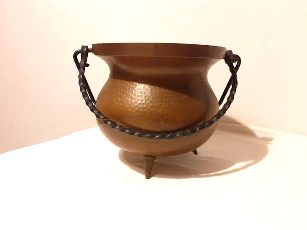 Jardinière - Copper - Art Deco Vase Holder
