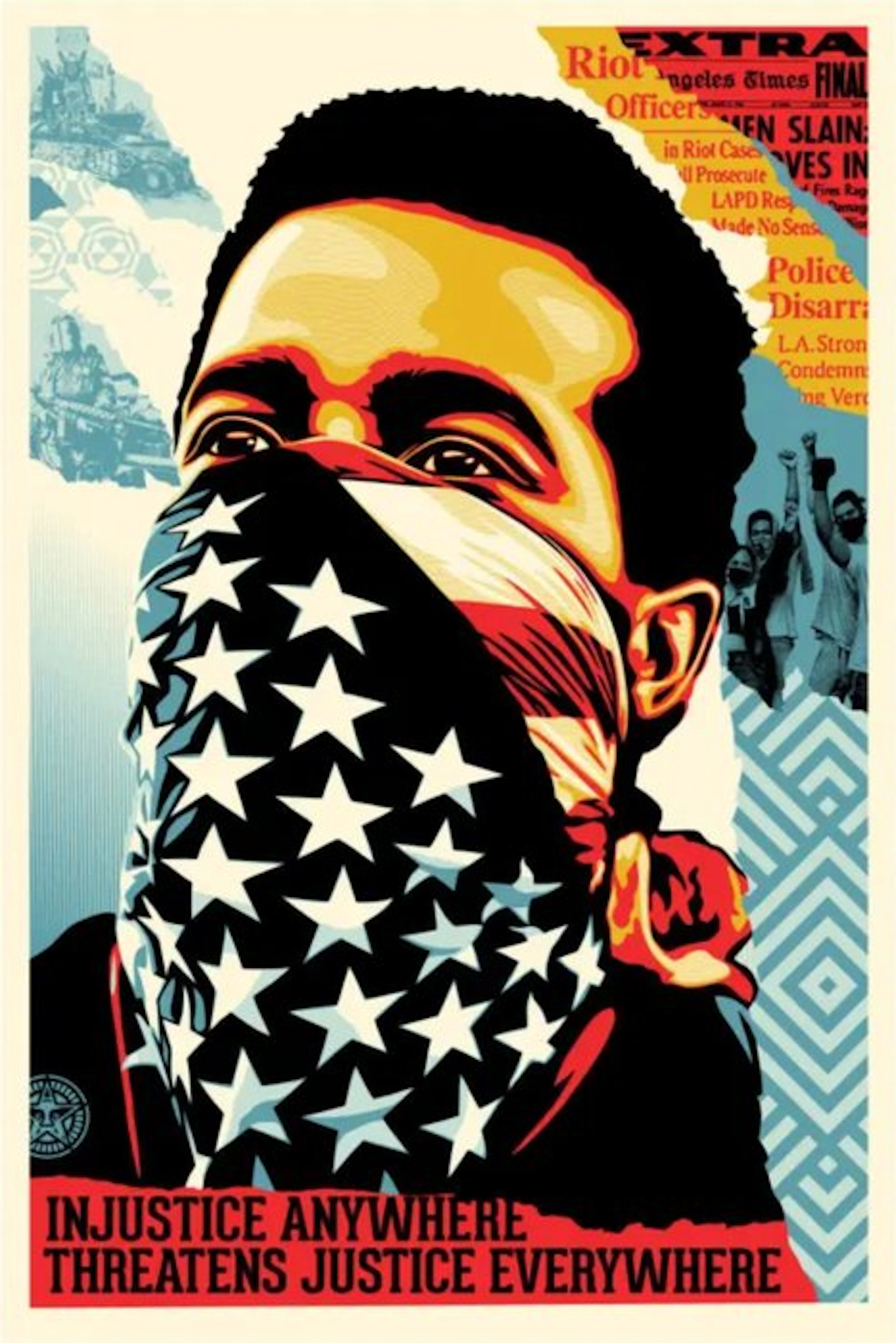 Shepard Fairey (OBEY) - American Rage - Signed Offset Lithograph