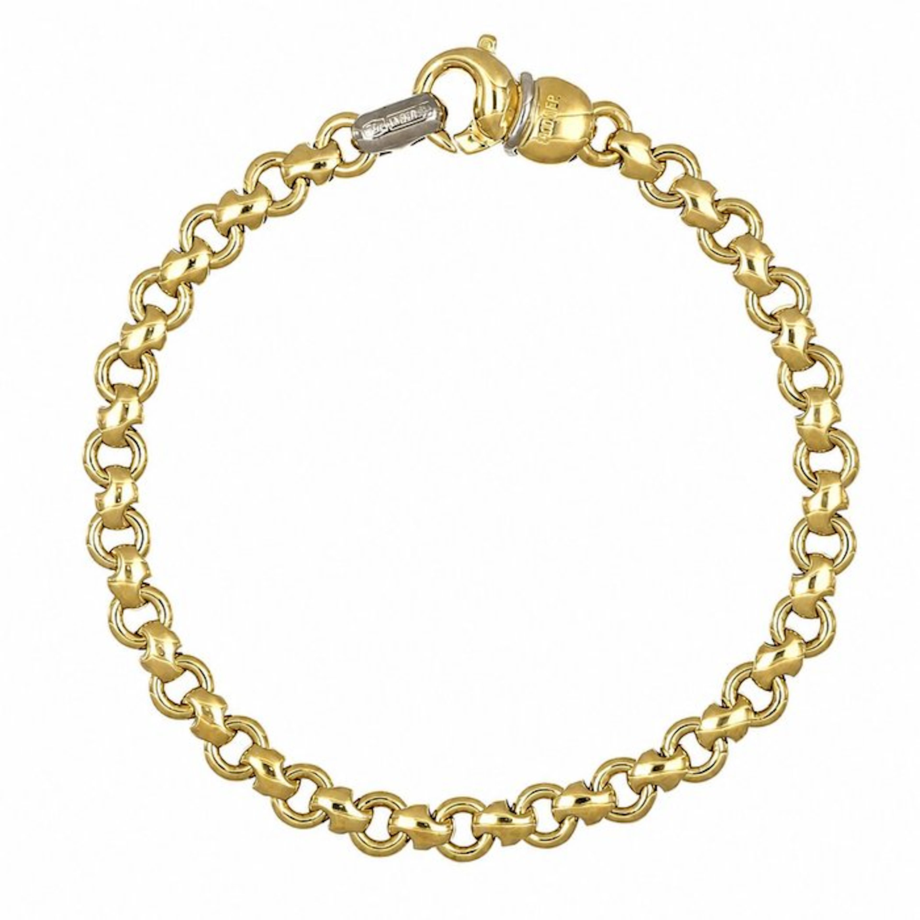 Chimento - Bracelet - 18 kt. Yellow gold, White gold - Made in Italy - Handmade