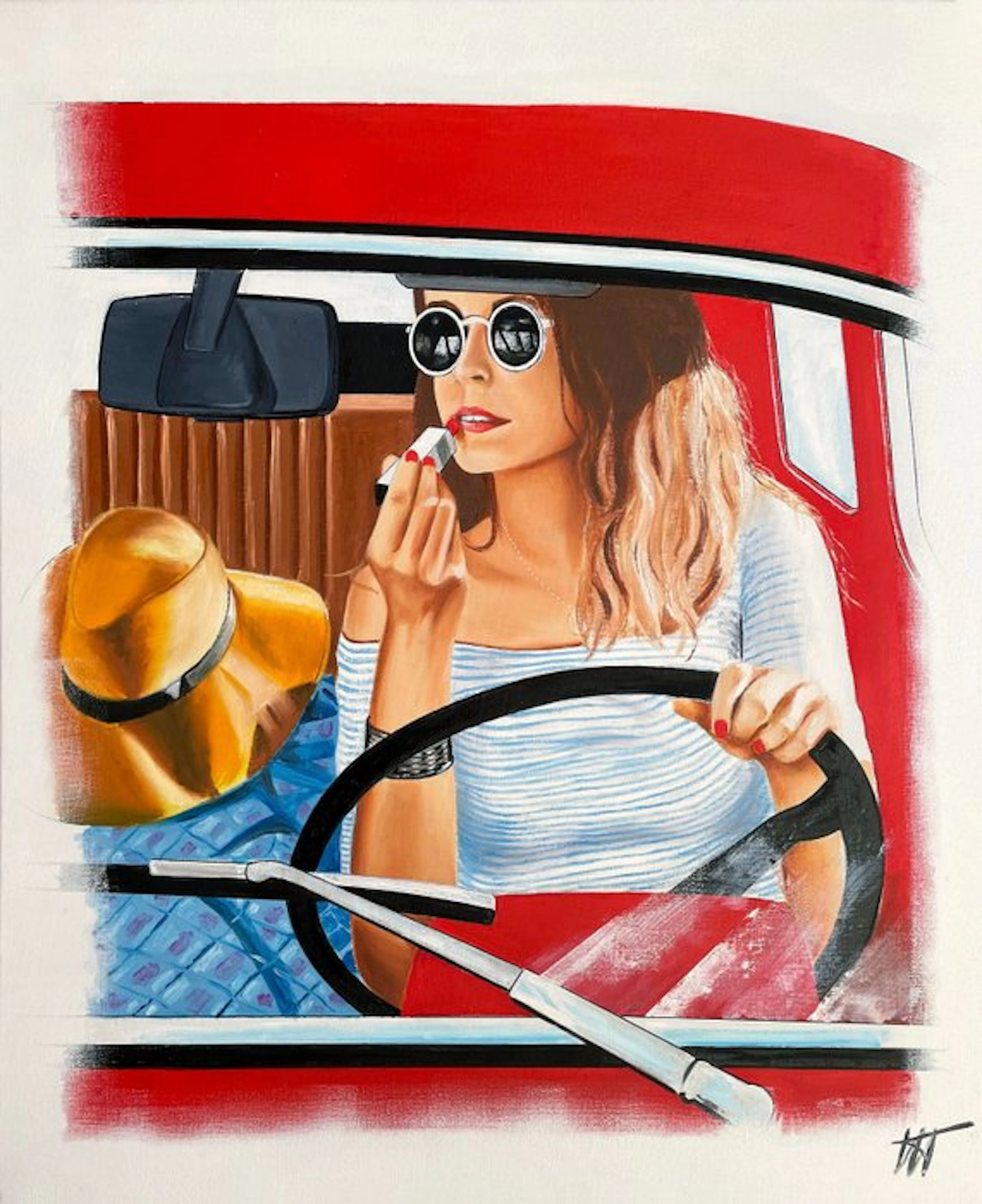 Venturini jean jacques - Elle aime la couleur rouge