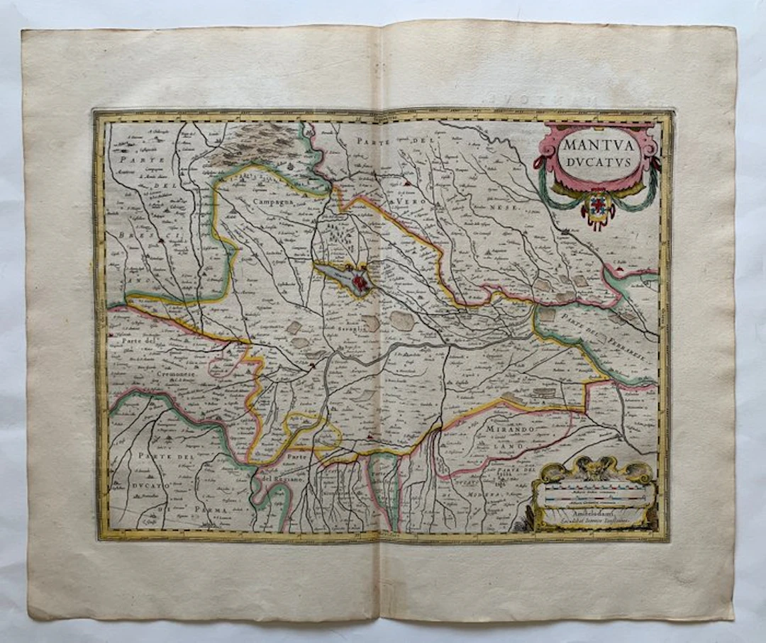 Italy - Northern Italy; G. Mercator, Mantua ducatus. - Mantua ducatus - 1633
