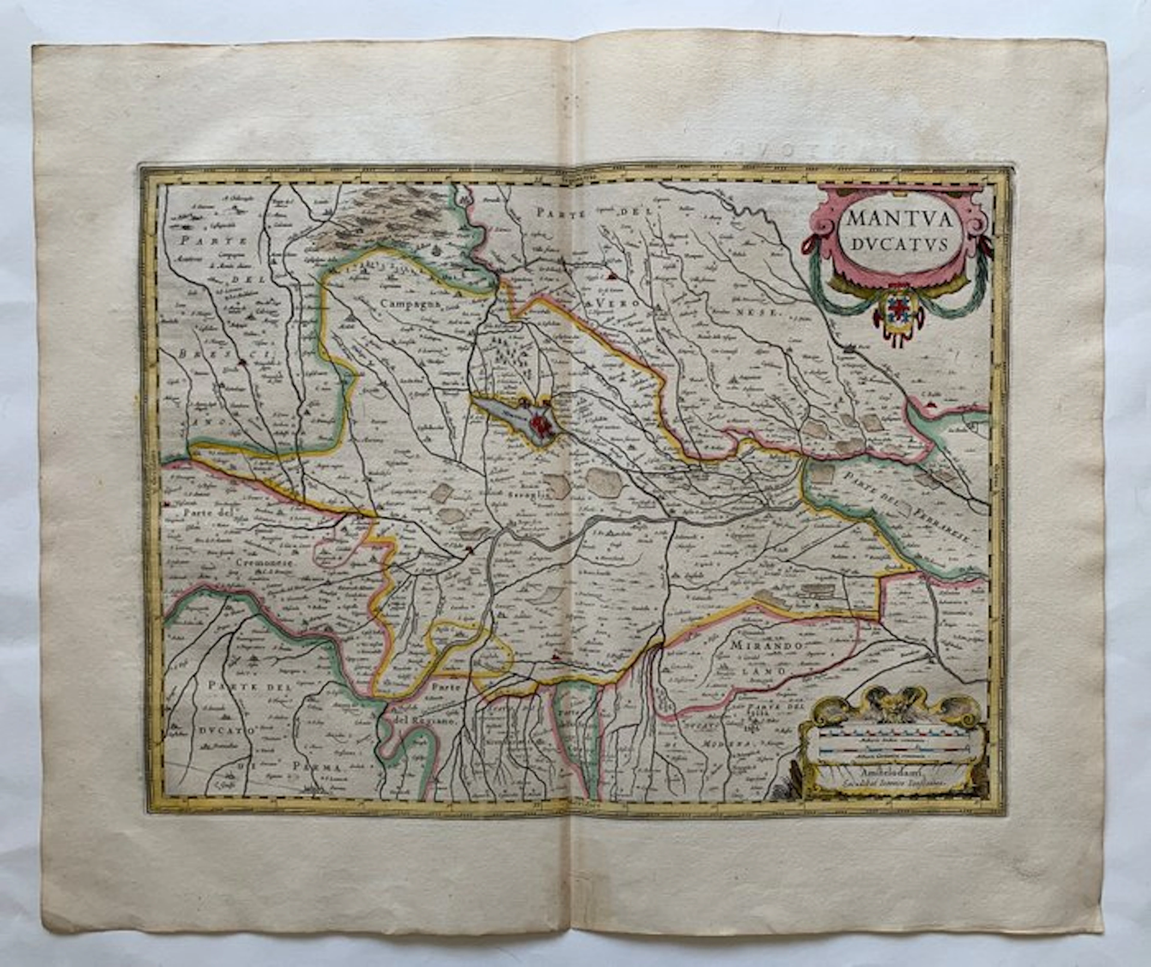 Italy - Northern Italy; G. Mercator, Mantua ducatus. - Mantua ducatus - 1633