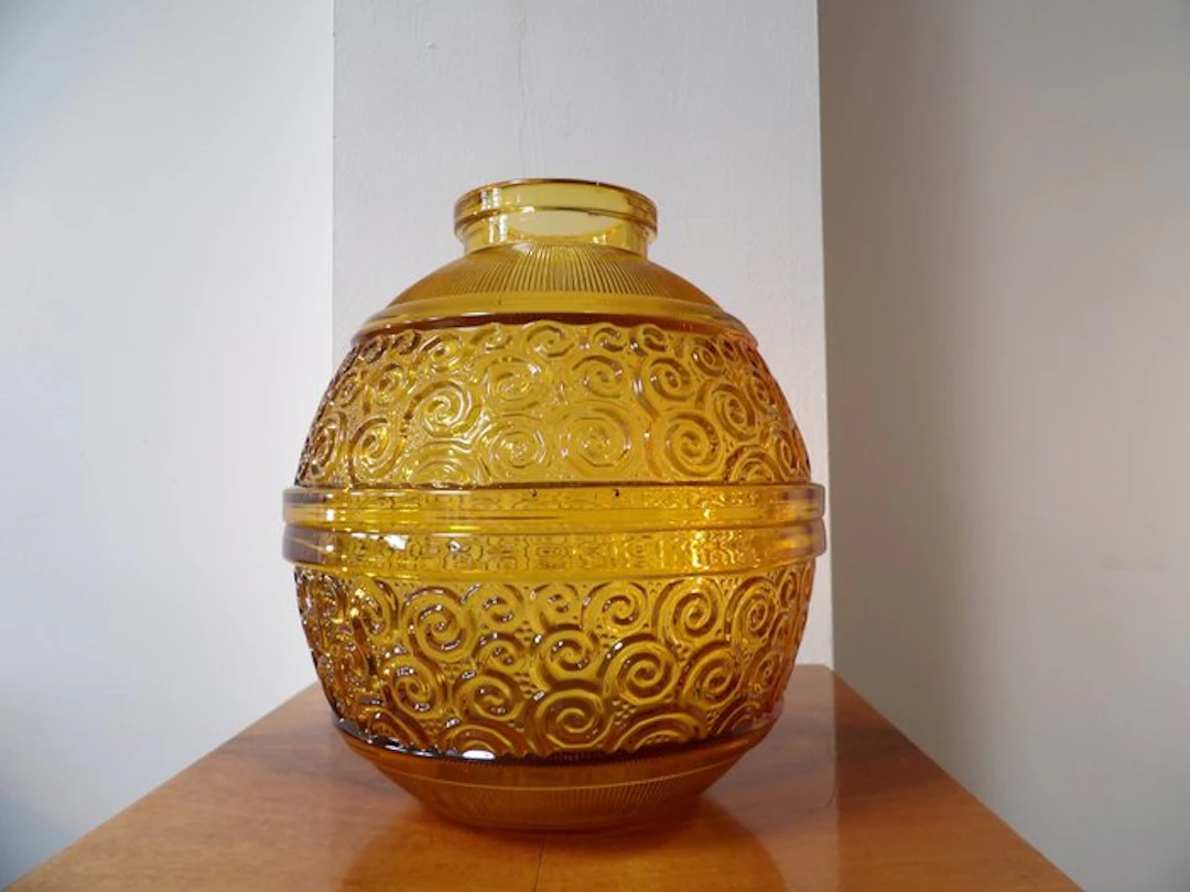 Val Saint Lambert - Charles Graffart - Vase - Mimosa - Glass