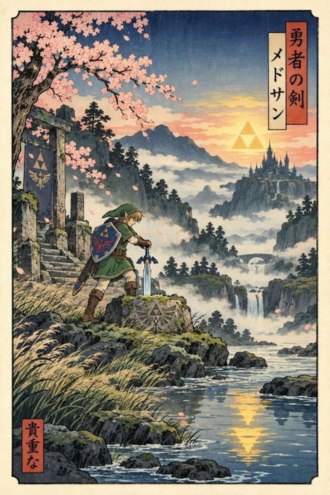 MEDSAN - Zelda Link and the Master Sword (勇者の剣) - UNIQUE WORK