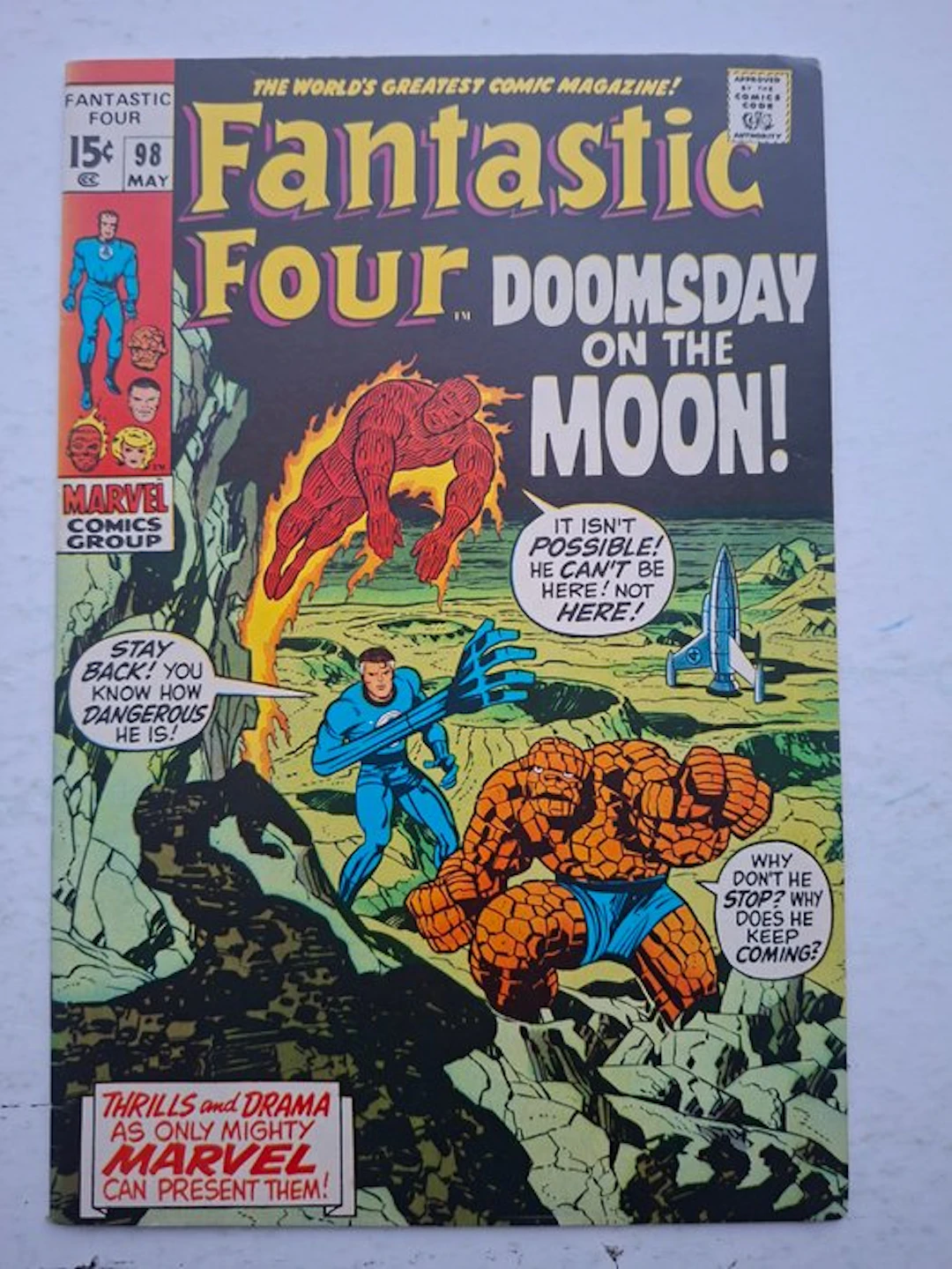 Fantastic Four 98 - 1 Comic - First edition - 1970