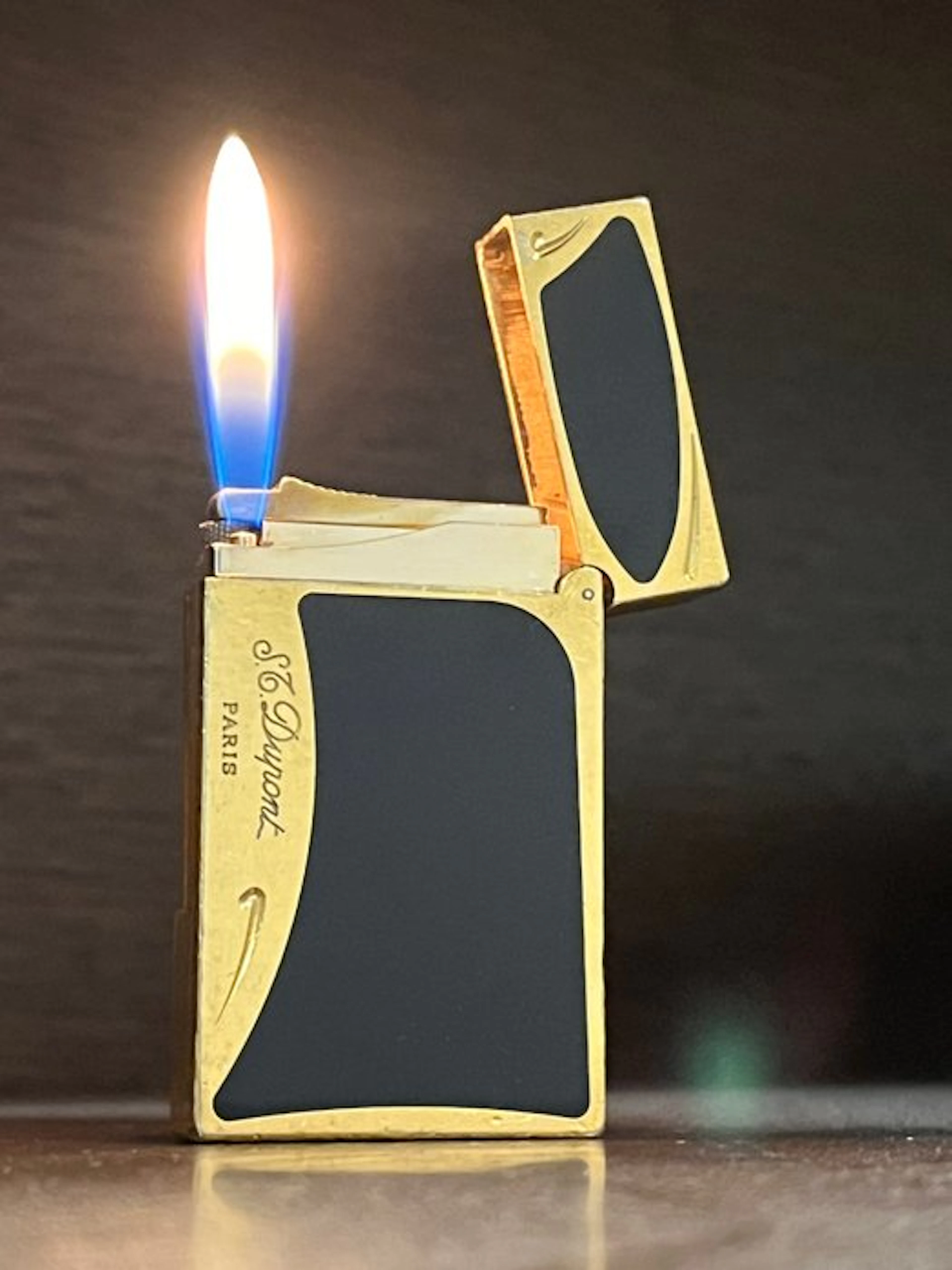S.T. Dupont - Ligne 2 Art Nouveau serie limitata - Lighter - Gold-plated