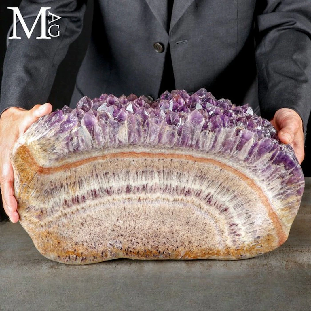 Amethyst Geode Bowl with Rich
