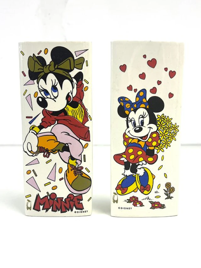 Minnie Mouse - 2 Heating-system humidifier of printed ceramics by Coccio - 1980
