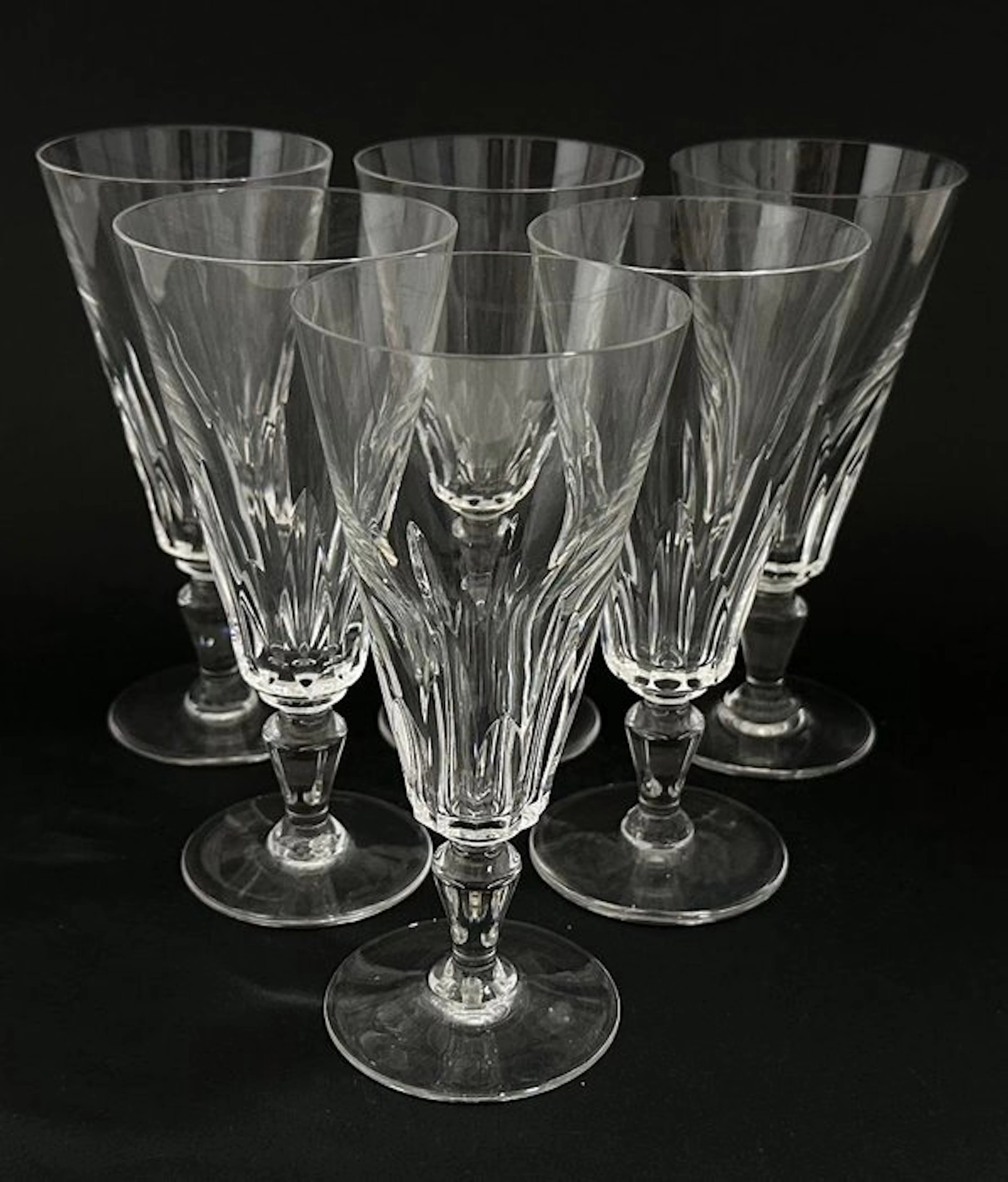 Baccarat Set 6 Bicchieri Flûte da Champagne in Cristallo...