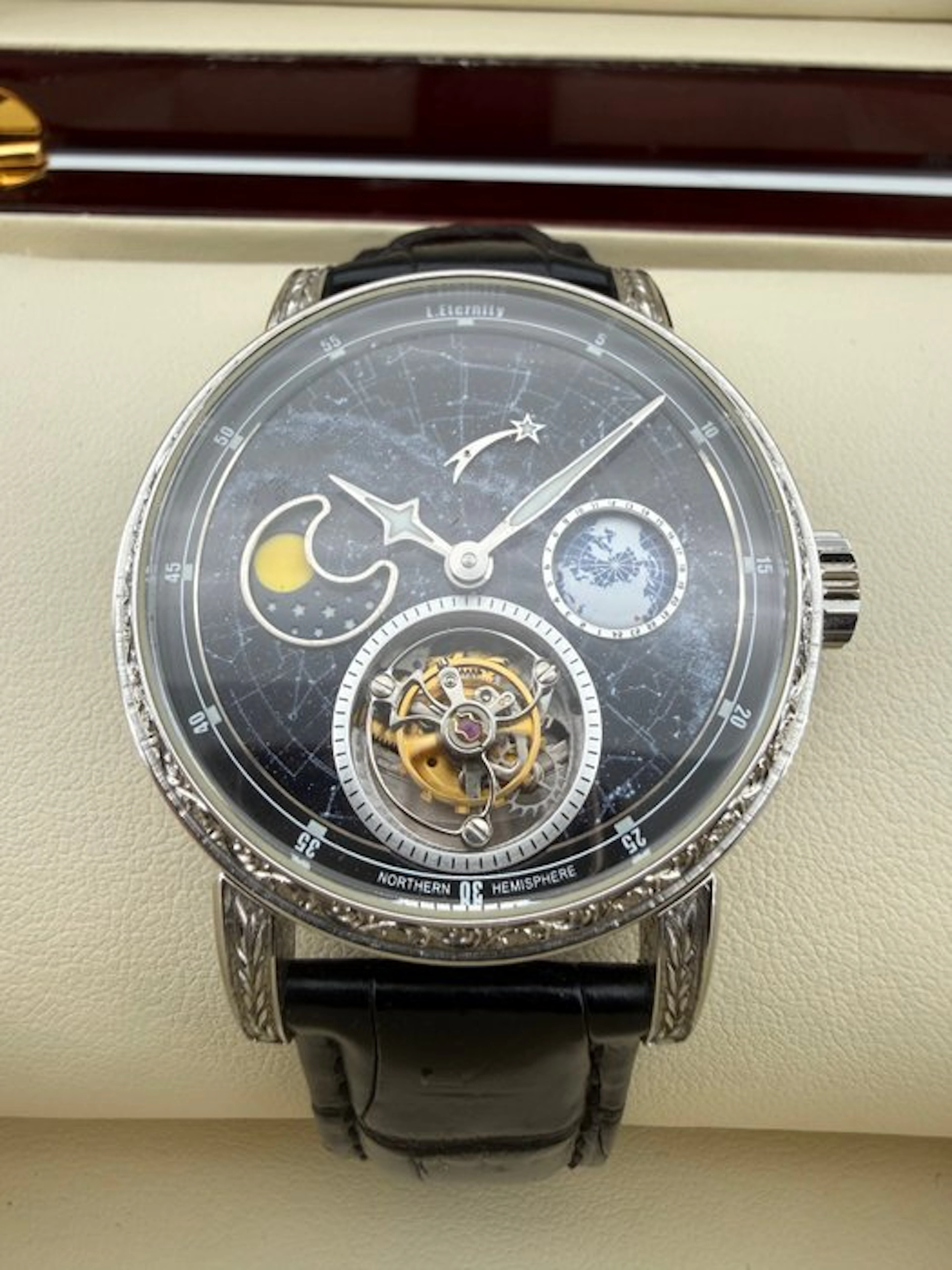 L. ETERNITY - Tourbillon meteor Milky Way Moonphase 24H...