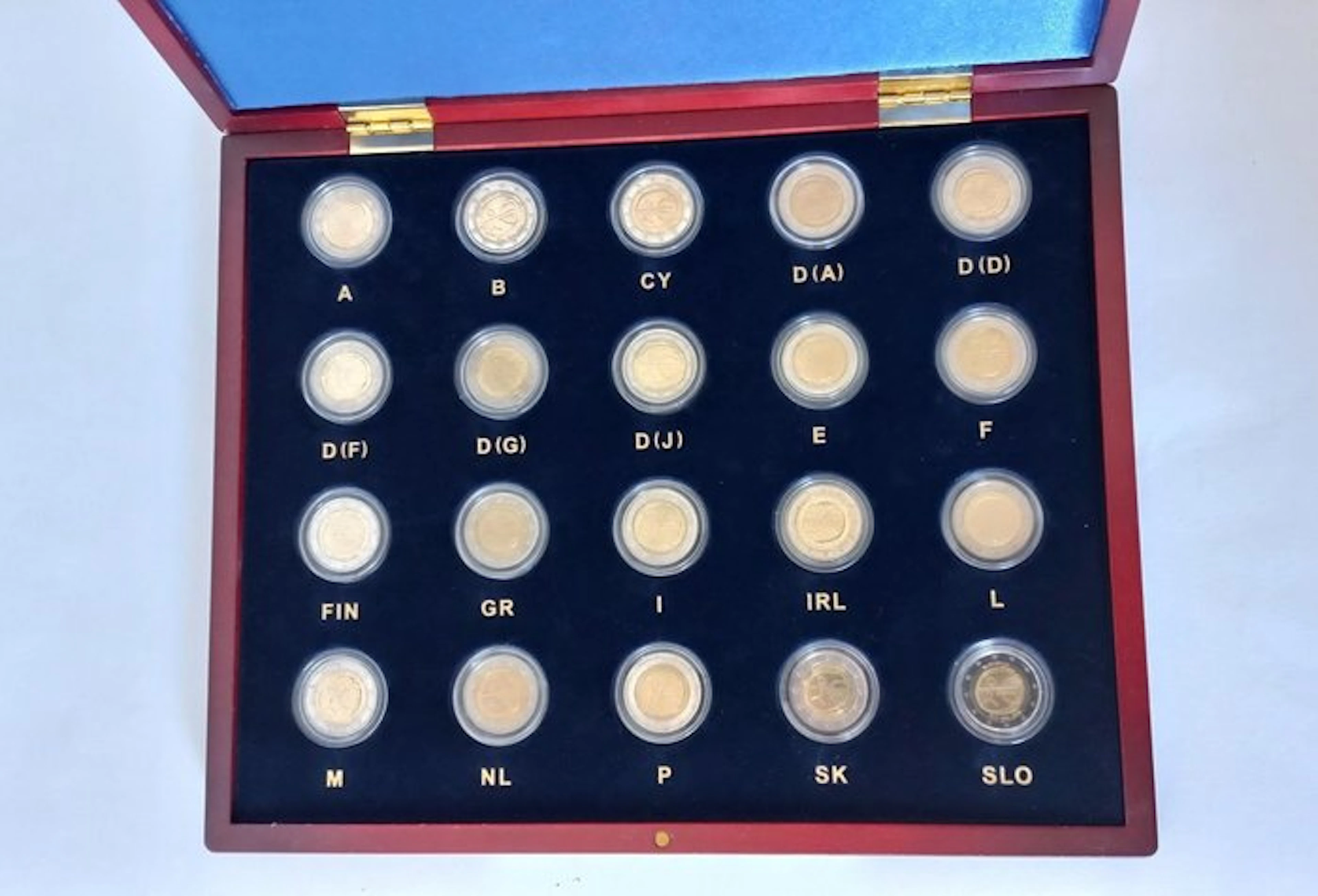 Europe. 2 Euro 2009 "10 Years E.M.U." (20 coins + Box) (No reserve price)