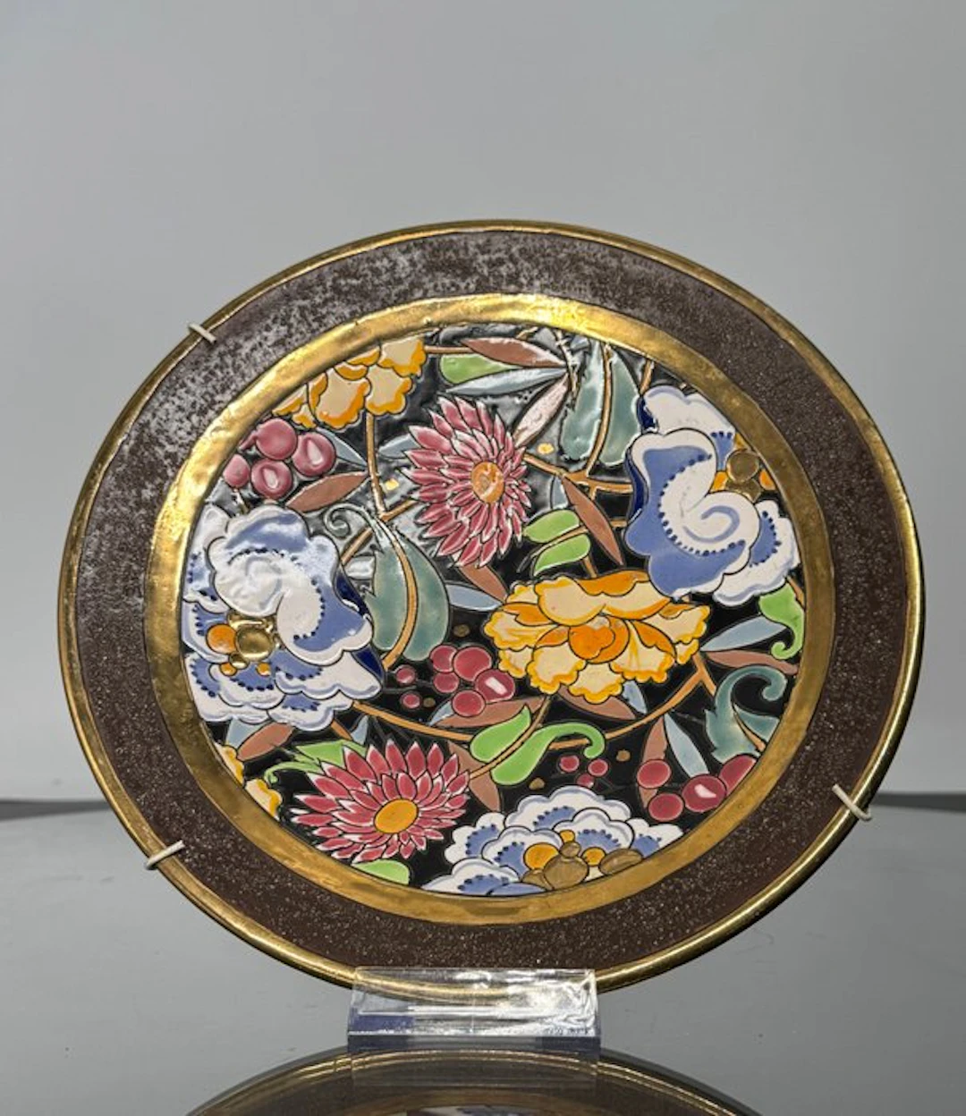 Wall plate - 32 - Earthenware - BF plate, limited decor