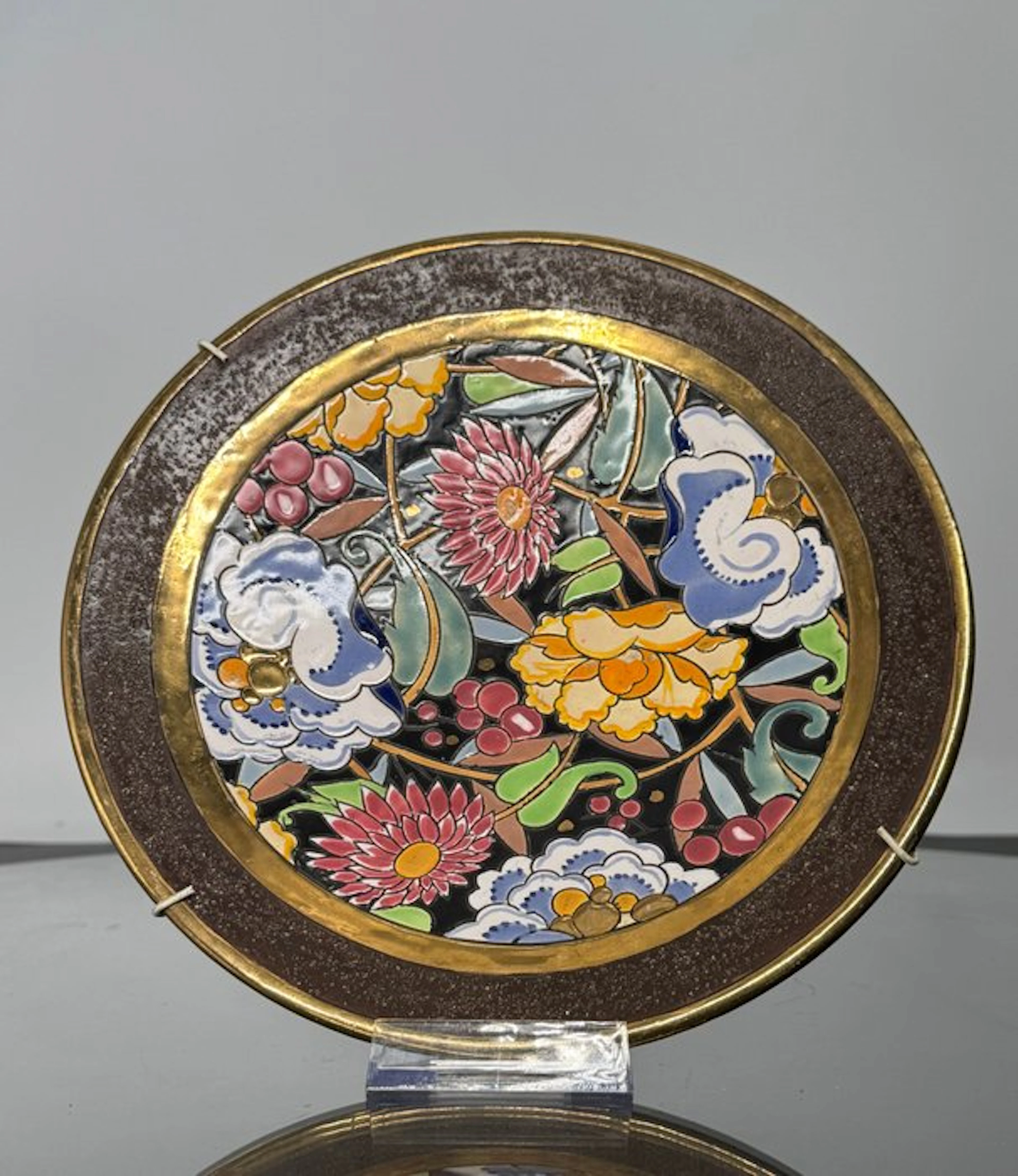 Wall plate - 32 - Earthenware - BF plate, limited decor