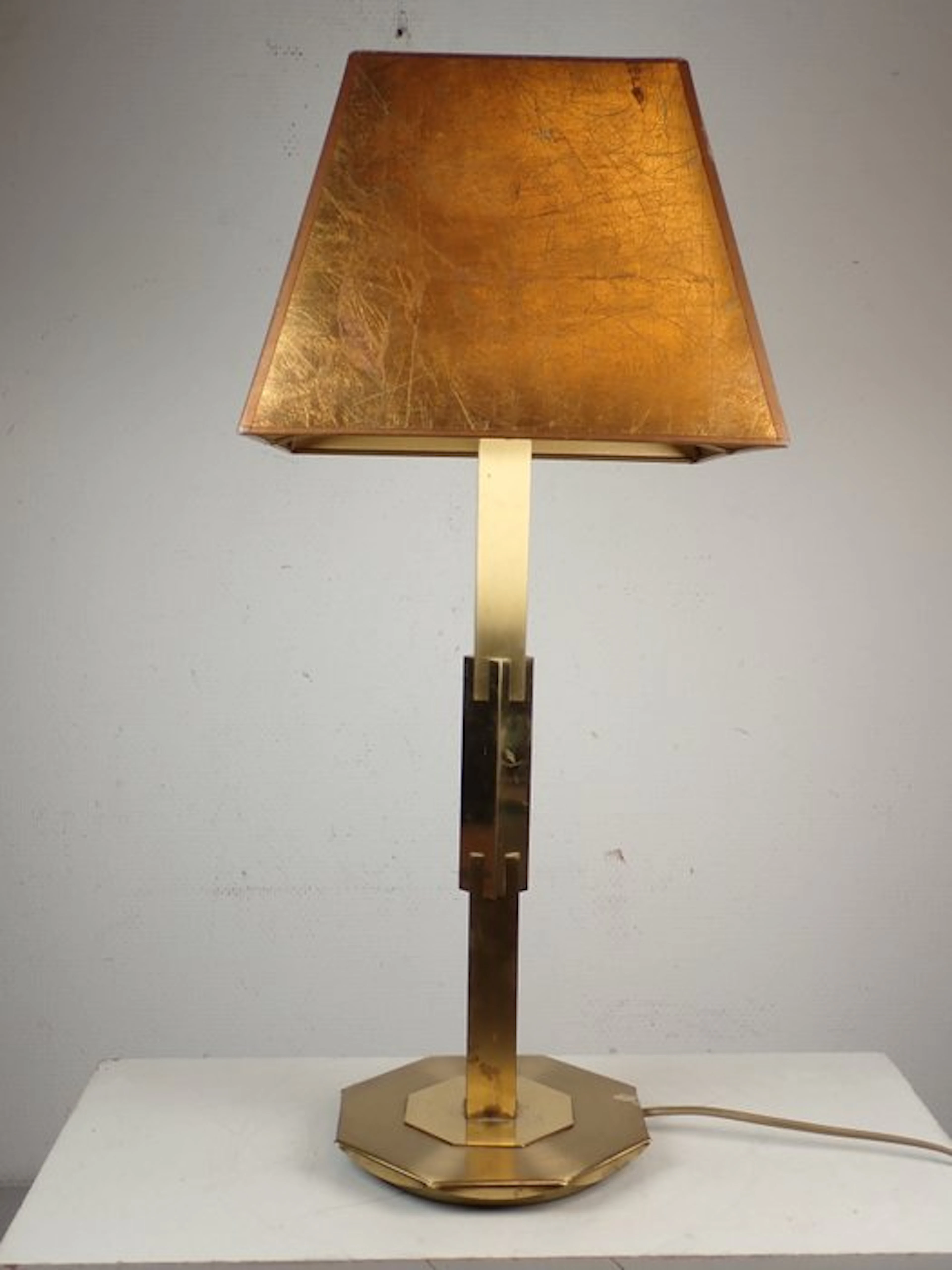 Deknudt (attr.) - Table lamp - Brass